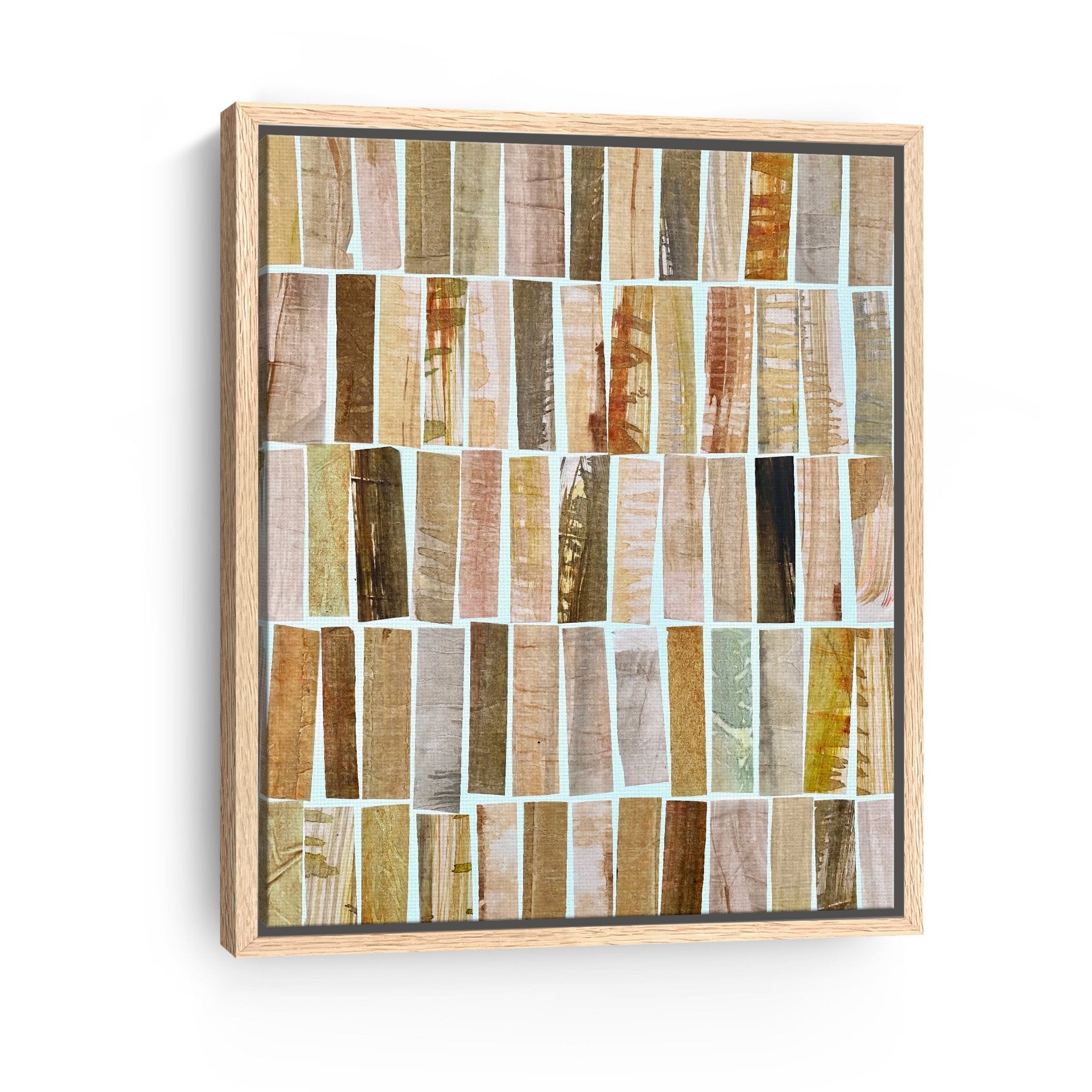 Pink And Brown Vertical Canvas Giclee - Canvas Wall Art