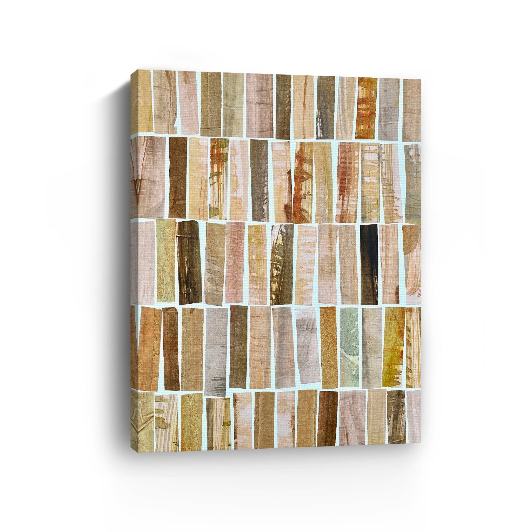 Pink And Brown Vertical Canvas Giclee - Canvas Wall Art
