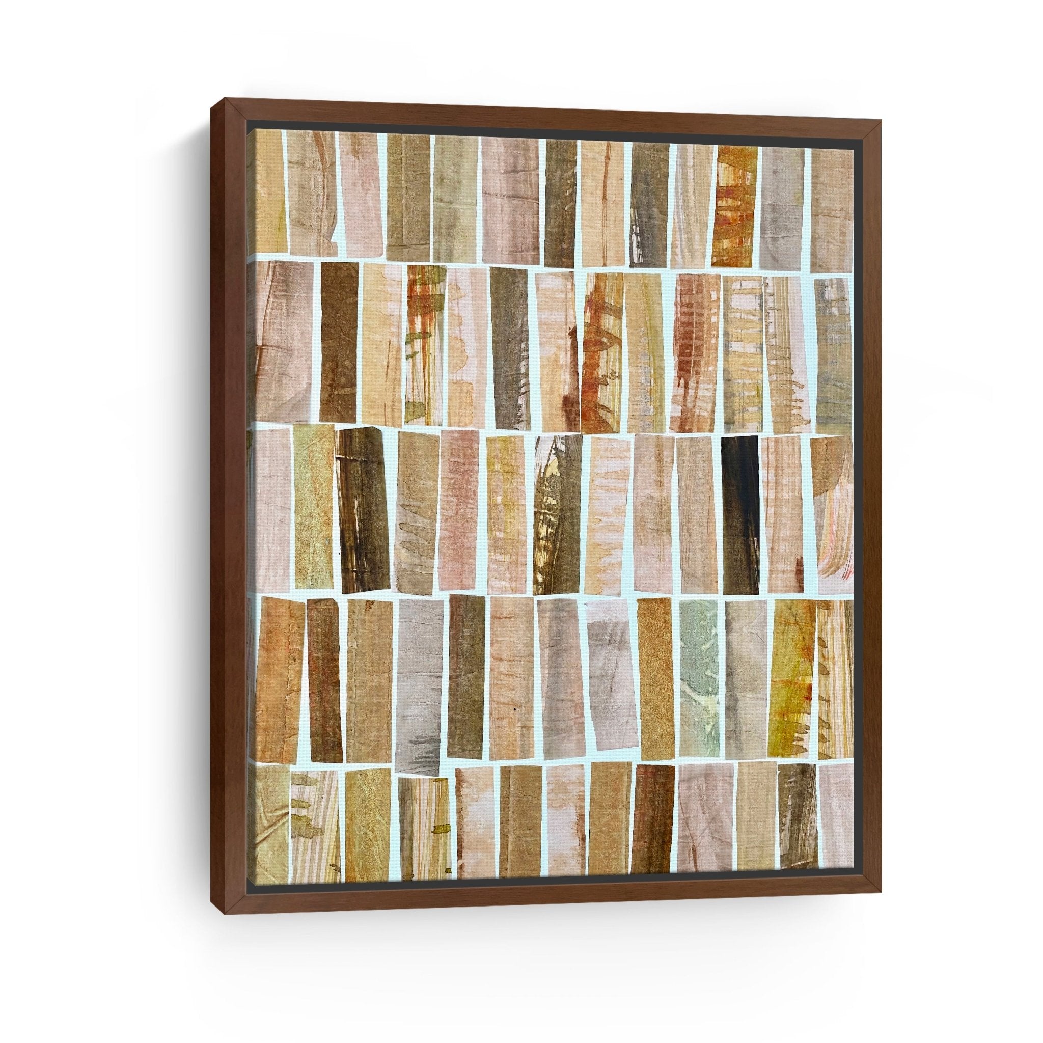 Pink And Brown Vertical Canvas Giclee - Canvas Wall Art