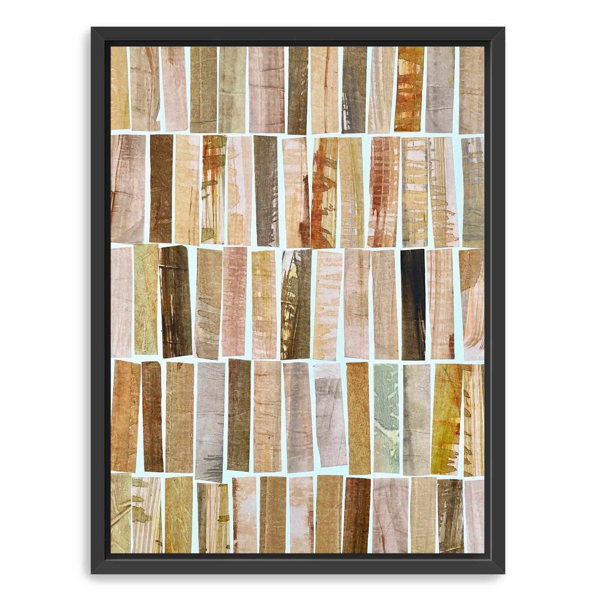 Pink And Brown Vertical Canvas Giclee - Canvas Wall Art