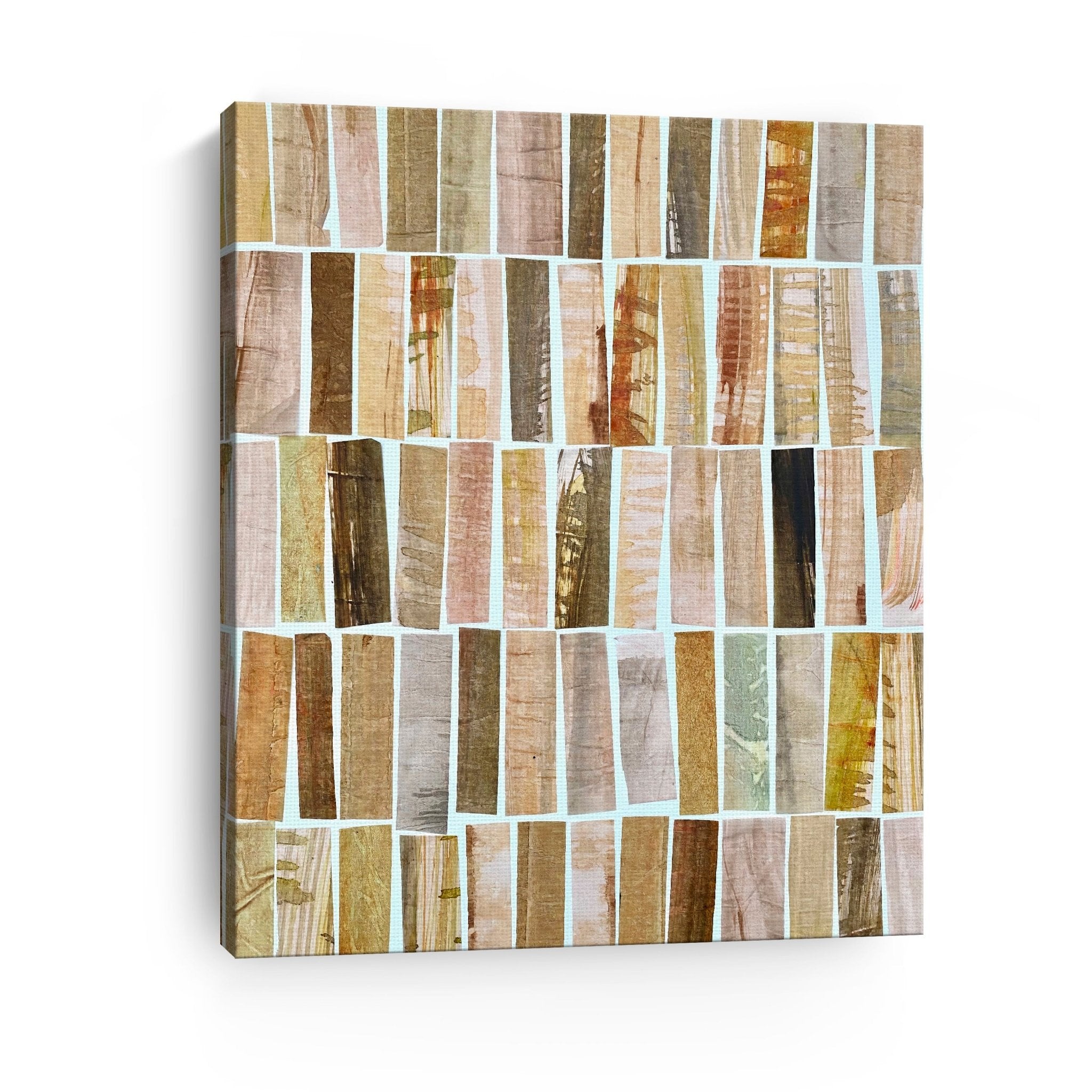 Pink And Brown Vertical Canvas Giclee - Canvas Wall Art