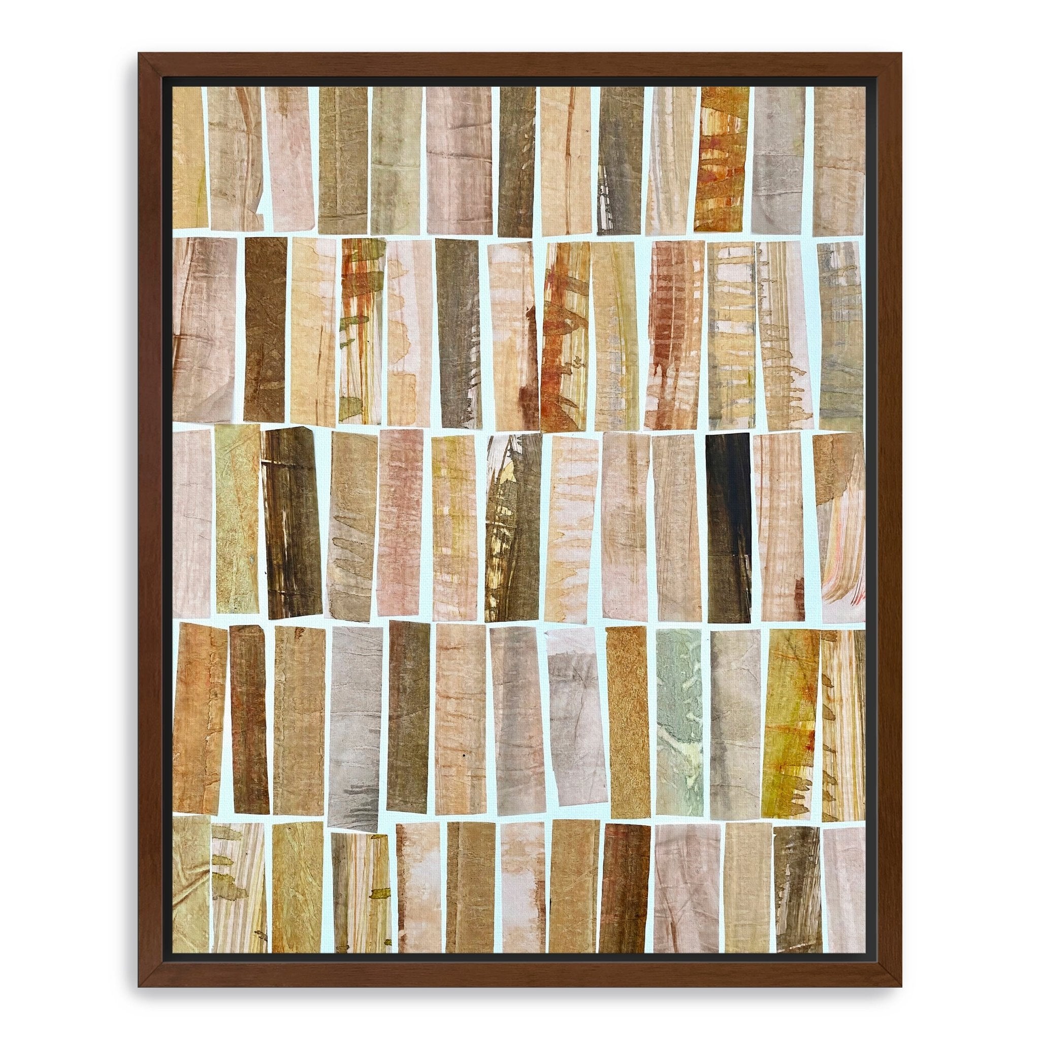 Pink And Brown Vertical Canvas Giclee - Canvas Wall Art