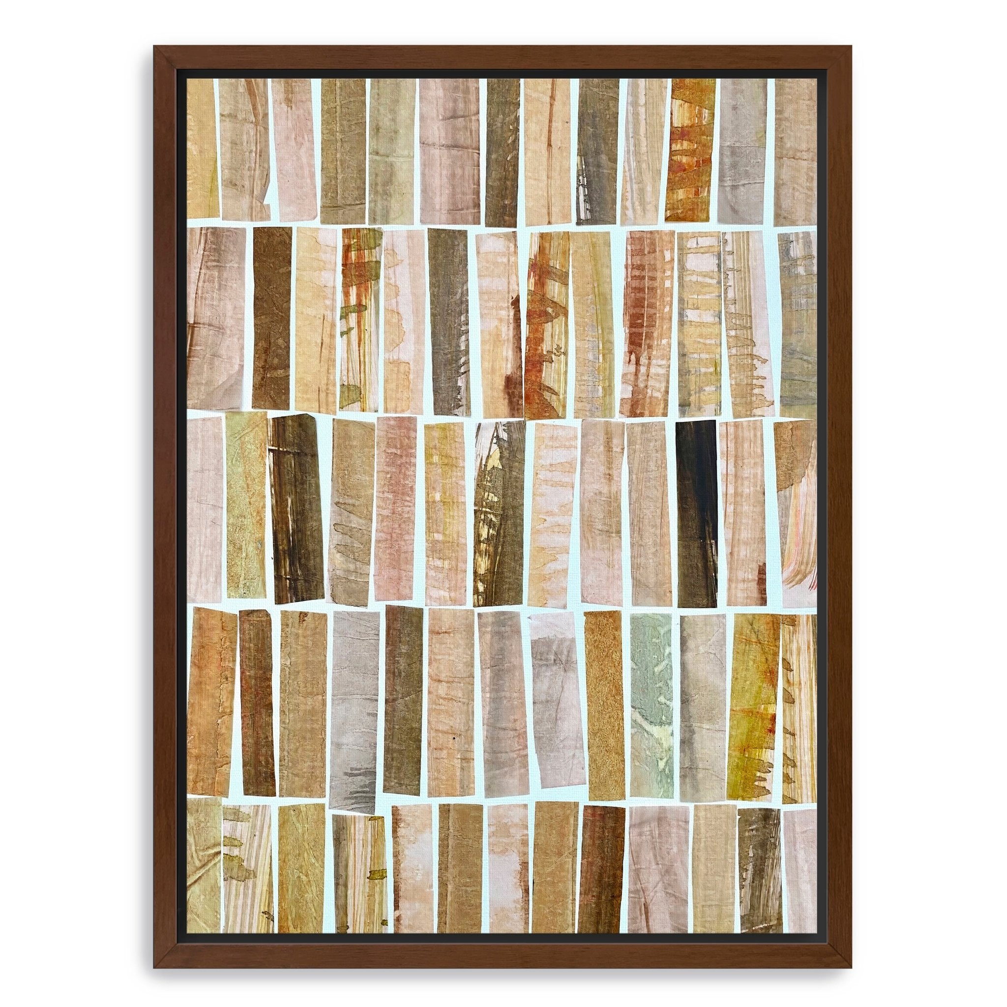 Pink And Brown Vertical Canvas Giclee - Canvas Wall Art