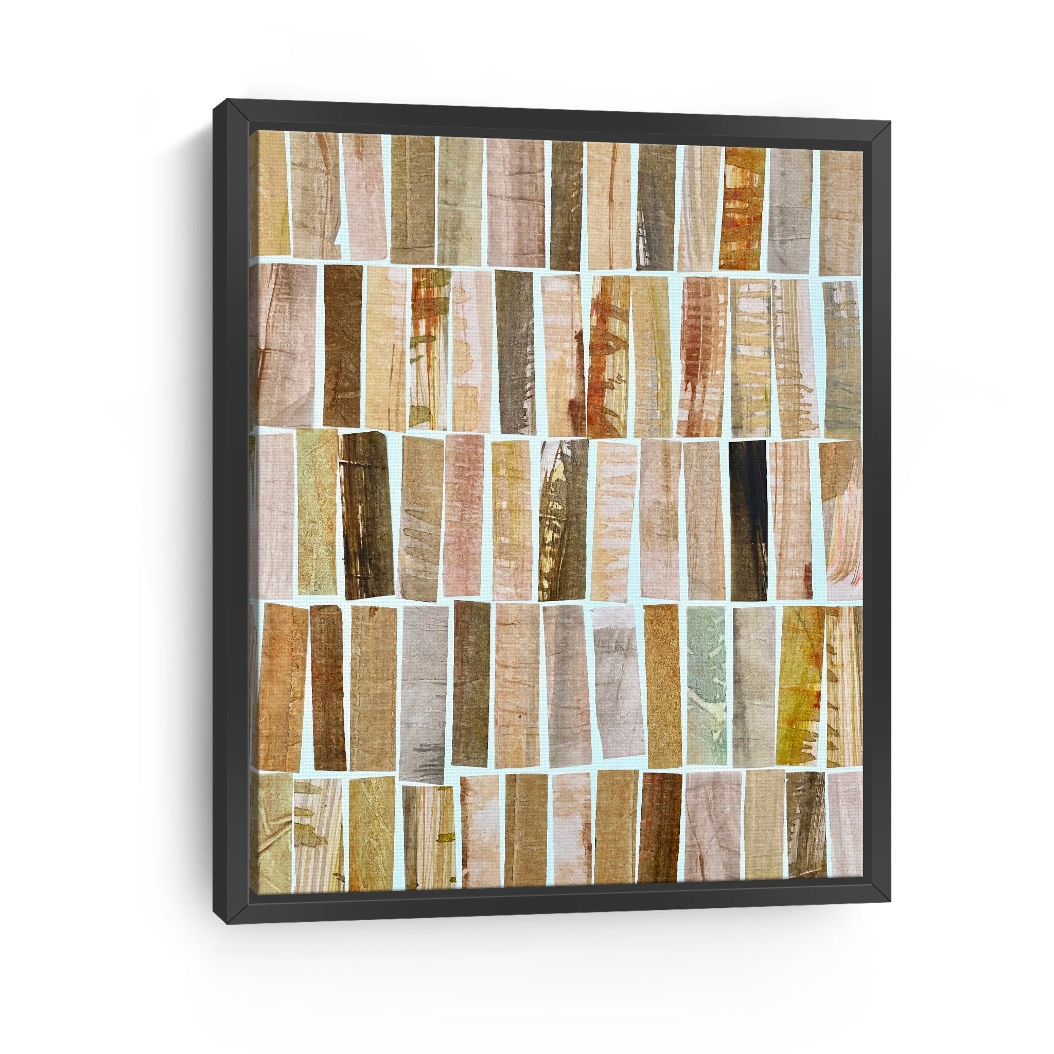 Pink And Brown Vertical Canvas Giclee - Canvas Wall Art