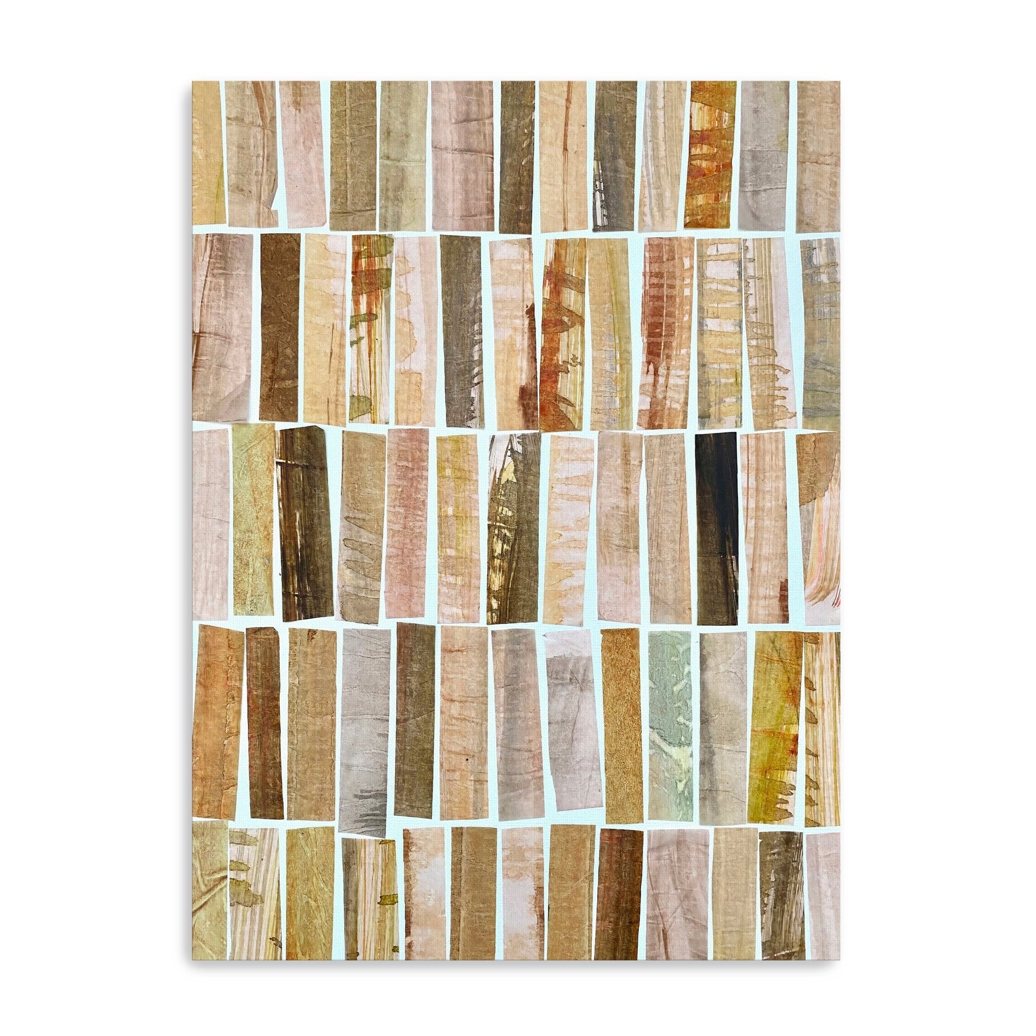 Pink And Brown Vertical Canvas Giclee - Canvas Wall Art