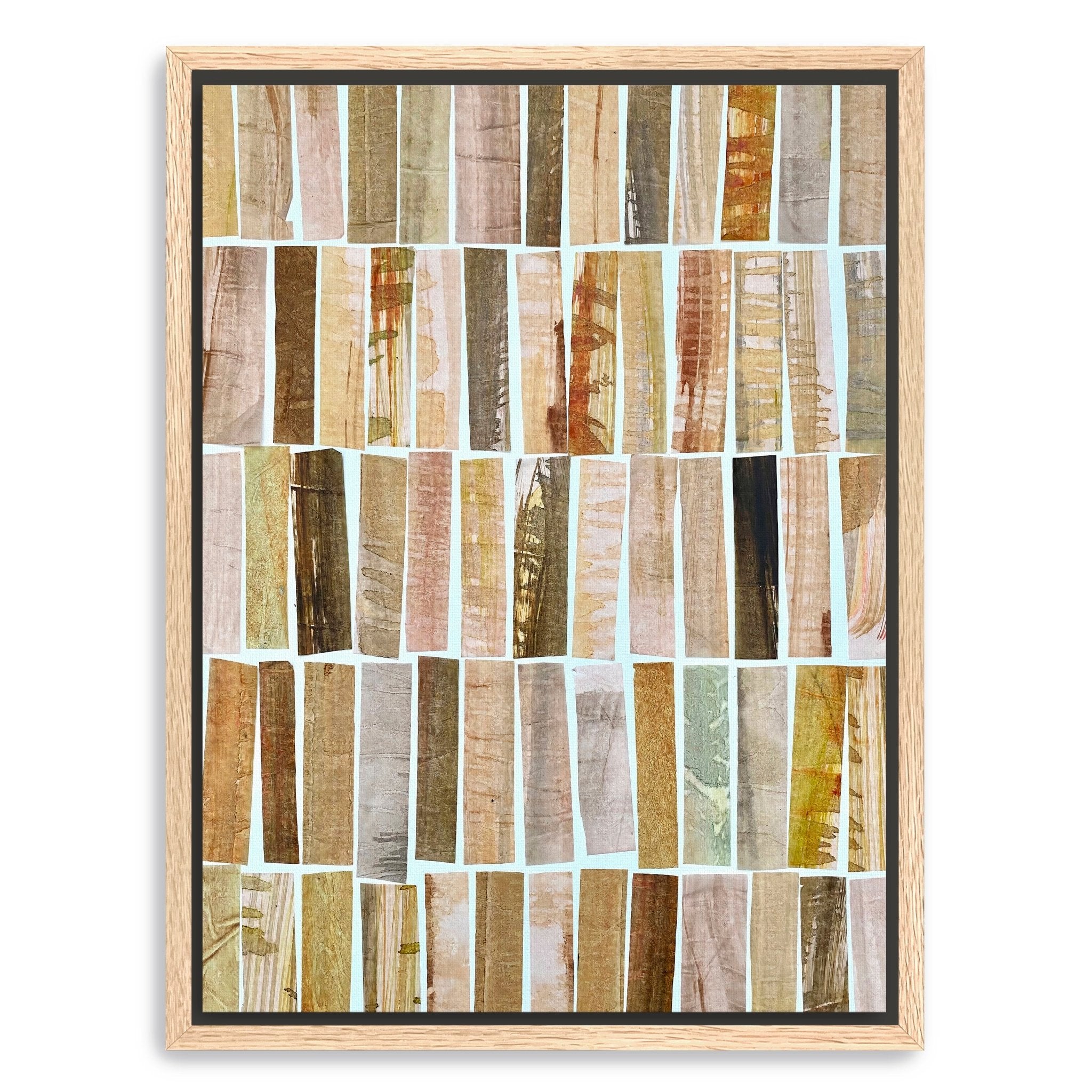 Pink And Brown Vertical Canvas Giclee - Canvas Wall Art