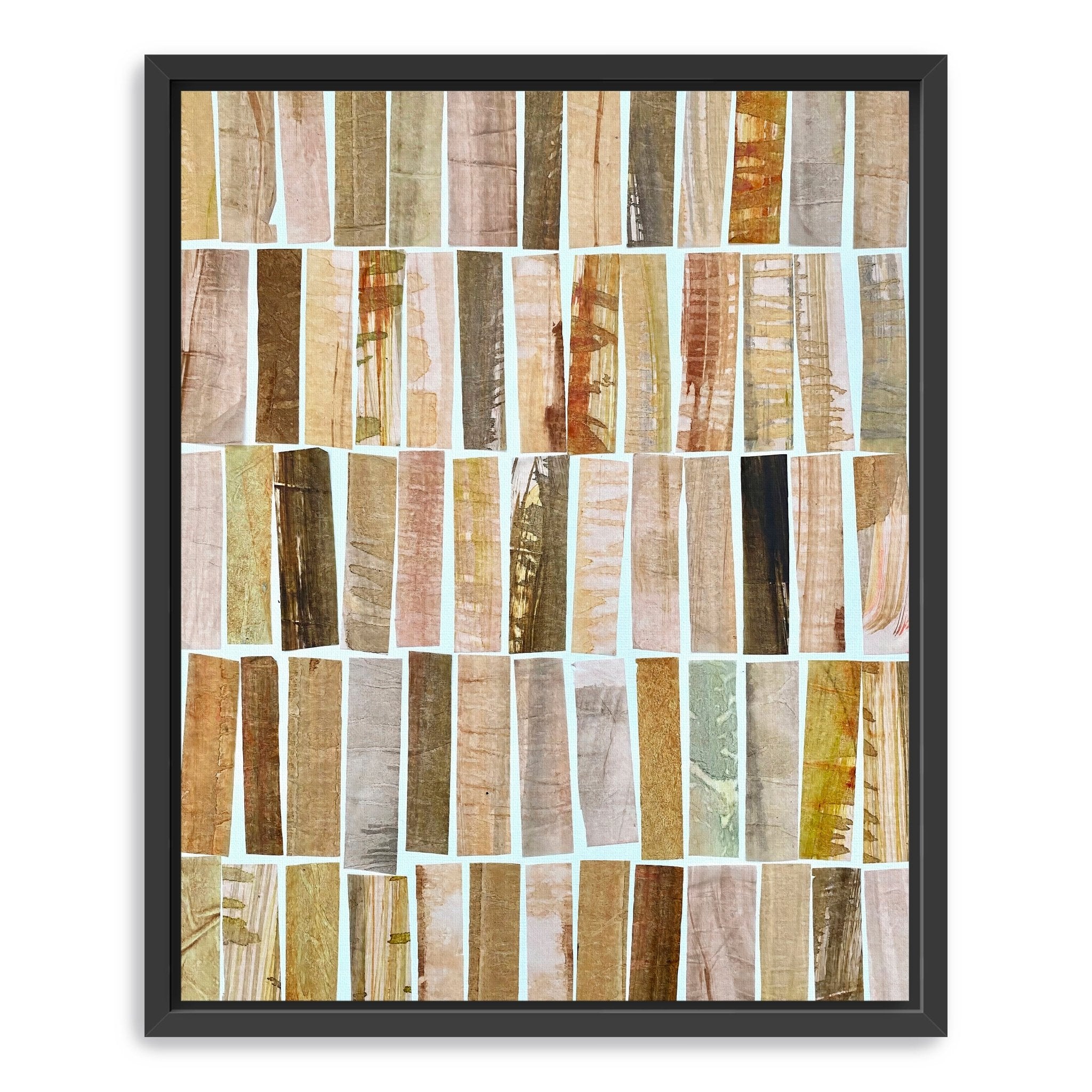 Pink And Brown Vertical Canvas Giclee - Canvas Wall Art