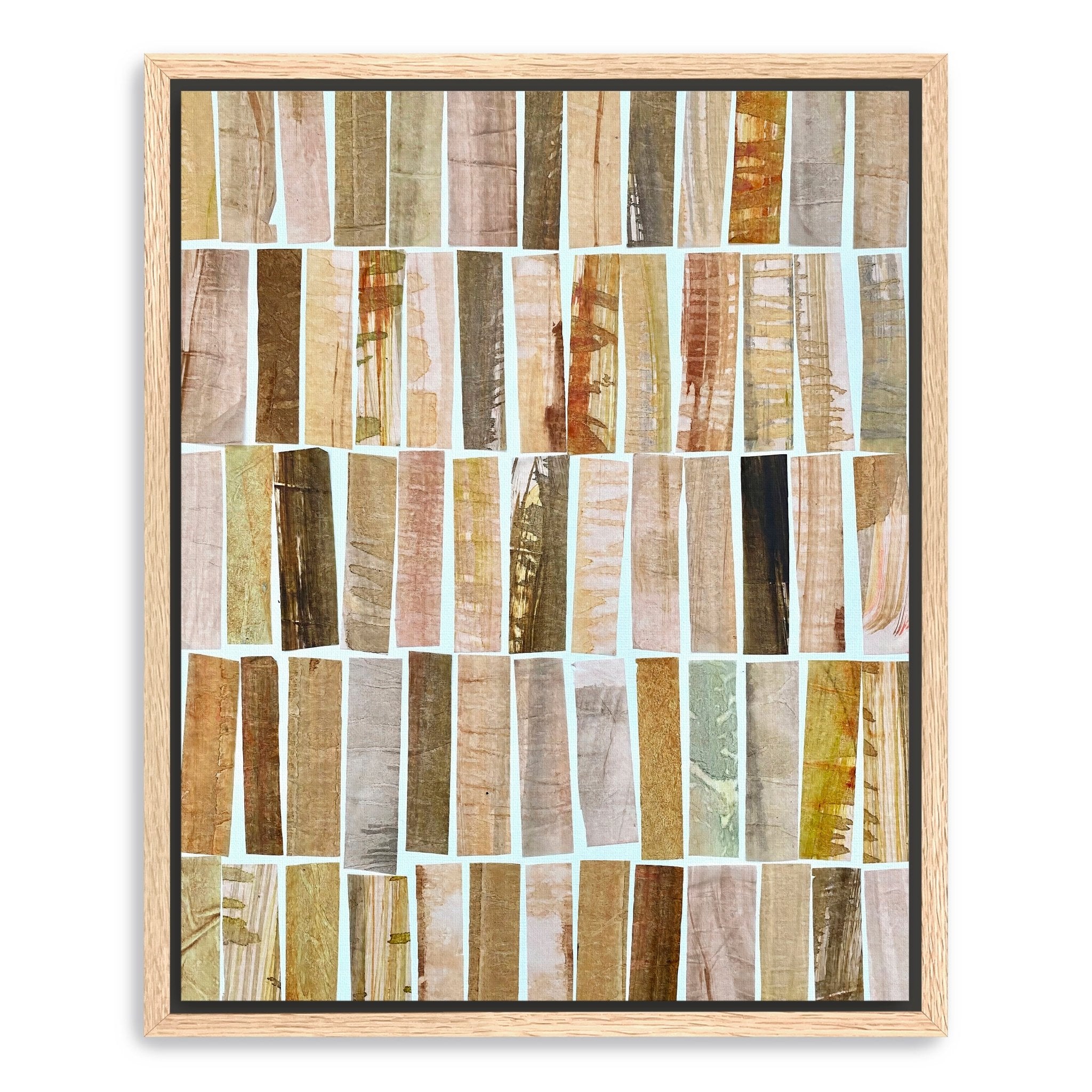 Pink And Brown Vertical Canvas Giclee - Canvas Wall Art