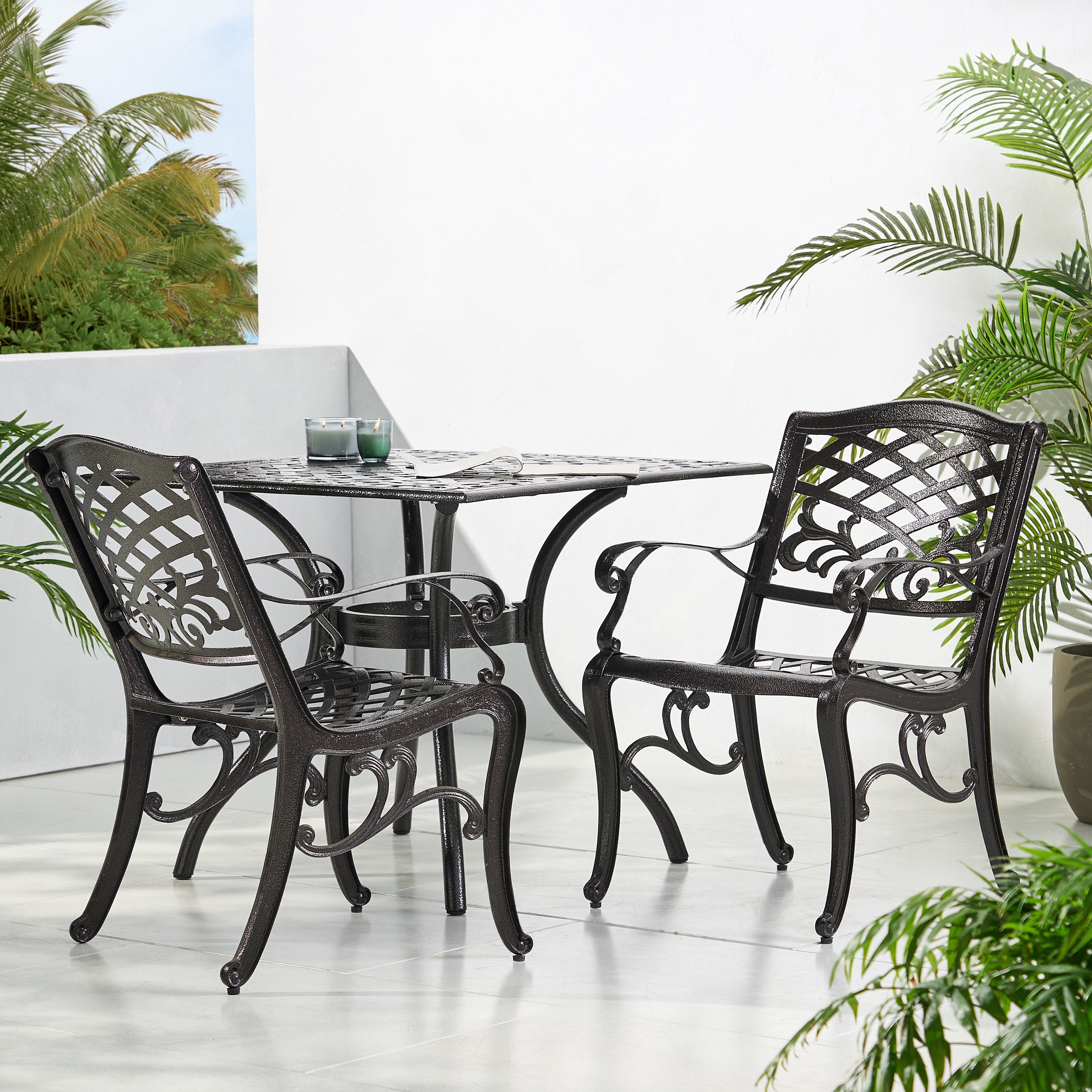 Luminea Lattice Outdoor Dining Chair