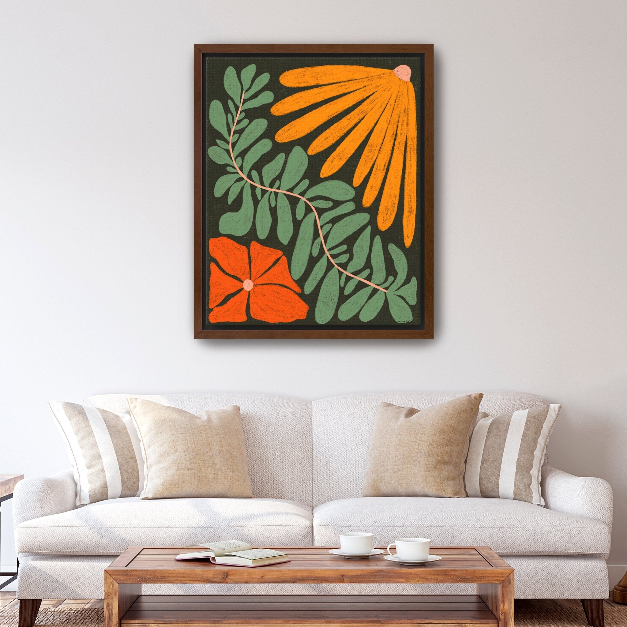 Plant Pattern Canvas Giclee - Canvas Wall Art