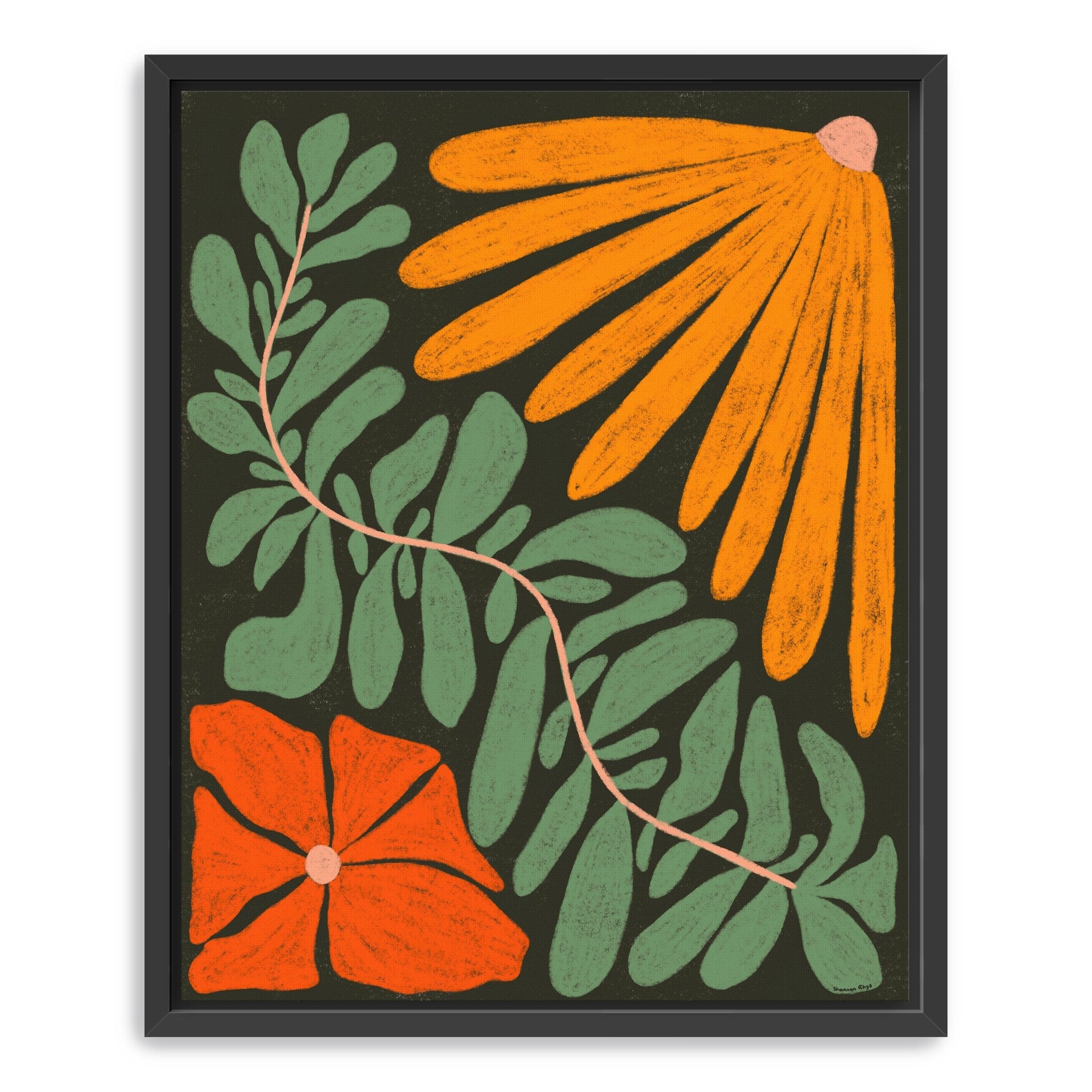 Plant Pattern Canvas Giclee - Canvas Wall Art