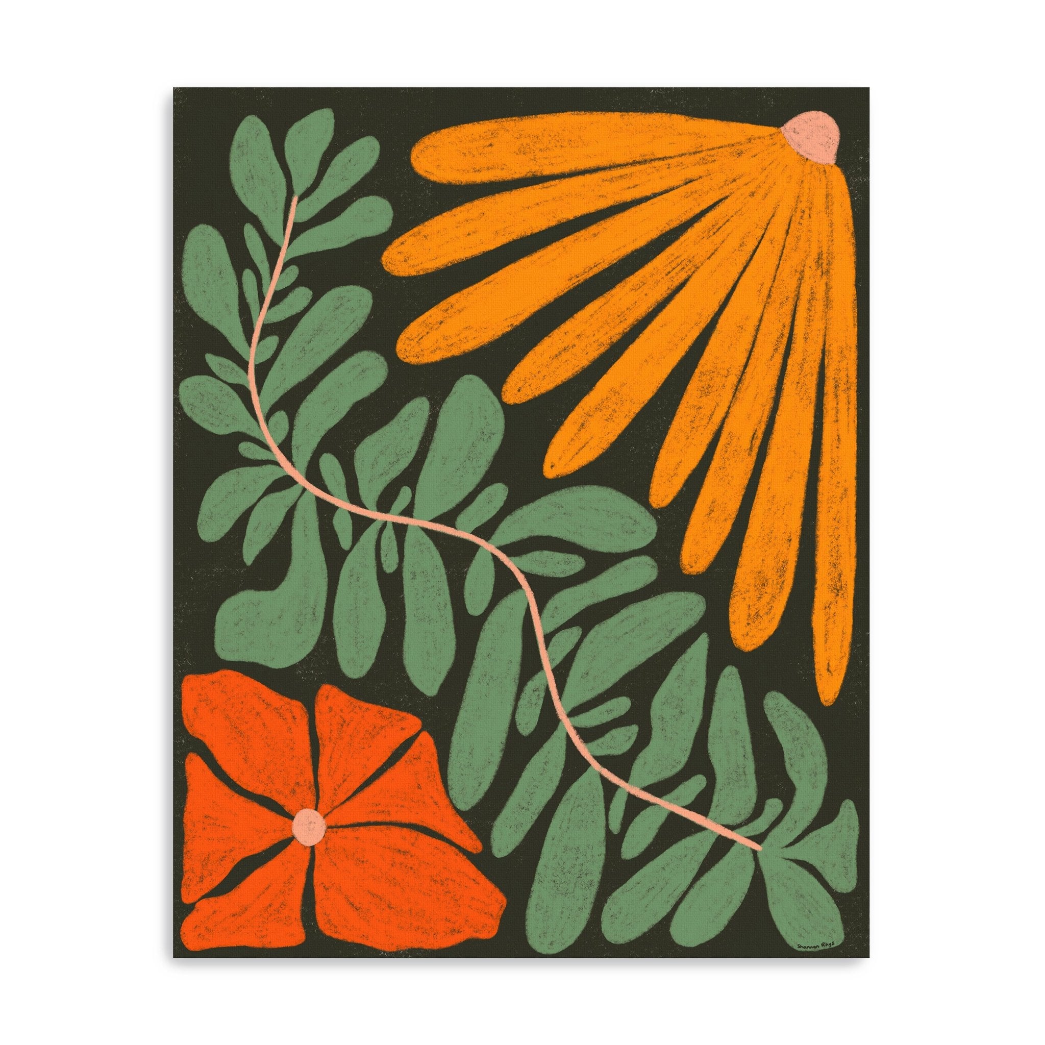 Plant Pattern Canvas Giclee - Canvas Wall Art