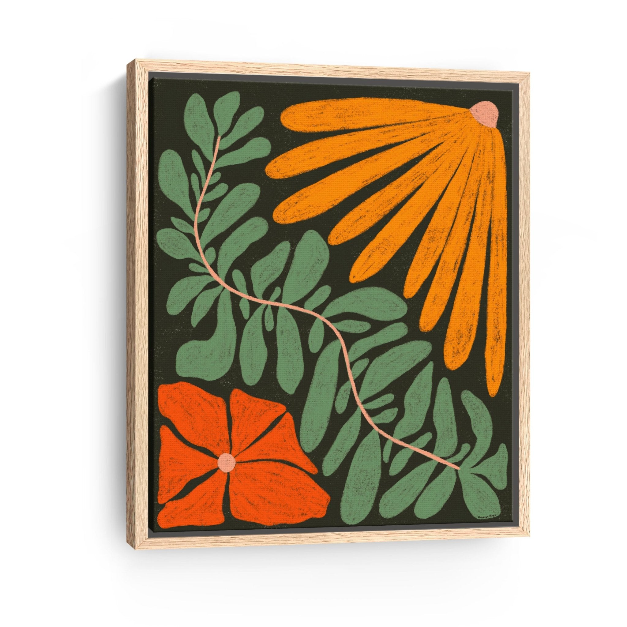 Plant Pattern Canvas Giclee - Canvas Wall Art