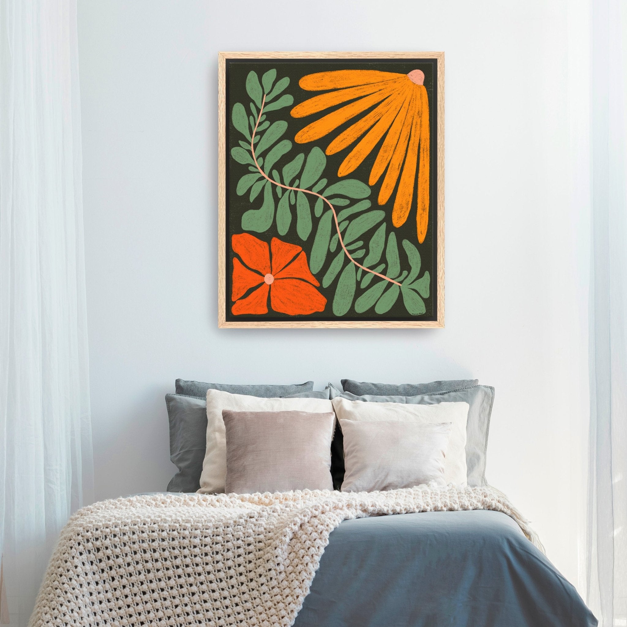 Plant Pattern Canvas Giclee - Canvas Wall Art