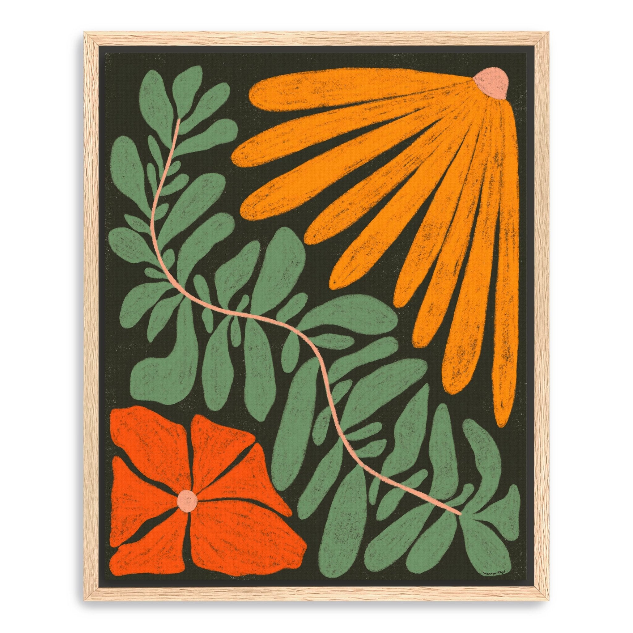 Plant Pattern Canvas Giclee - Canvas Wall Art