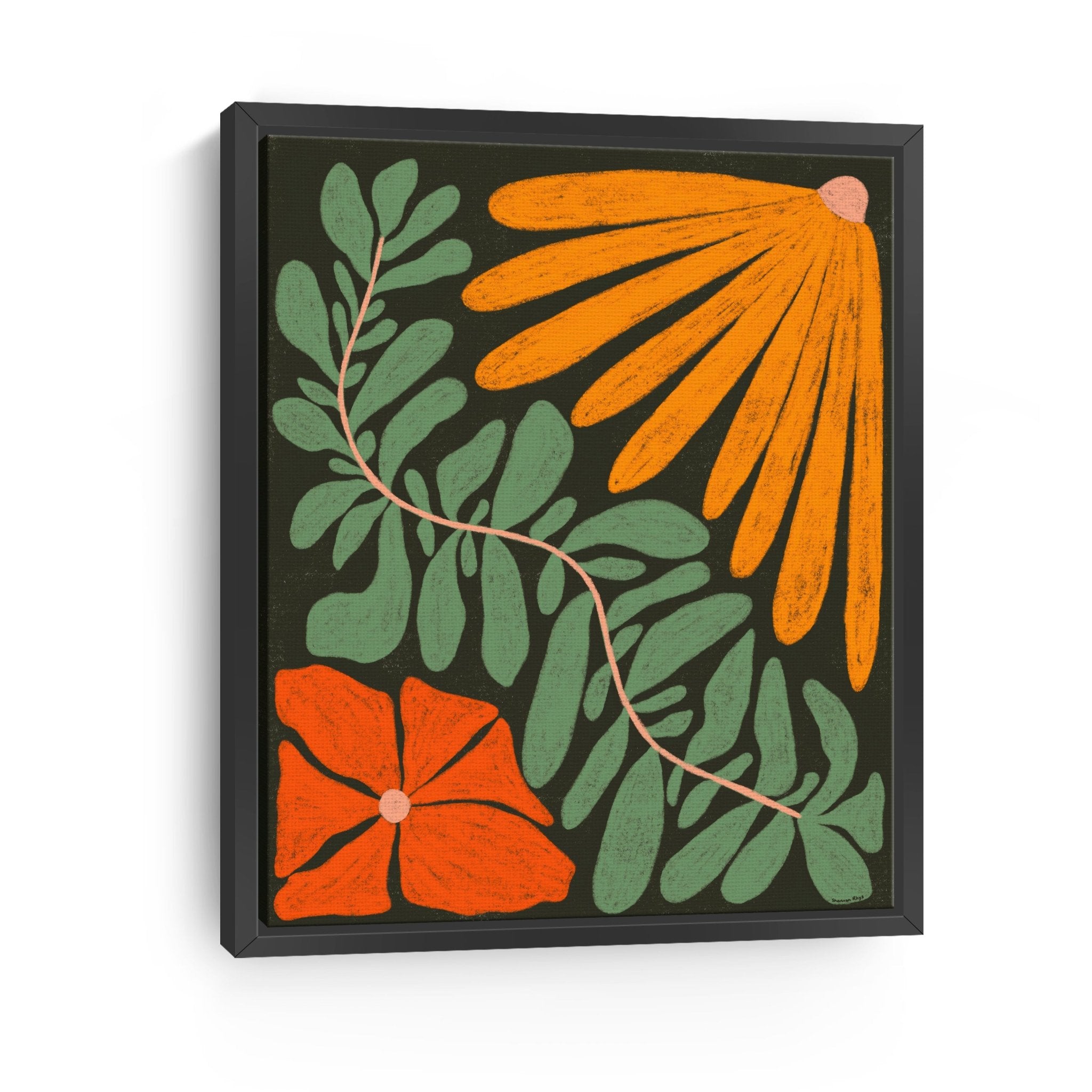 Plant Pattern Canvas Giclee - Canvas Wall Art