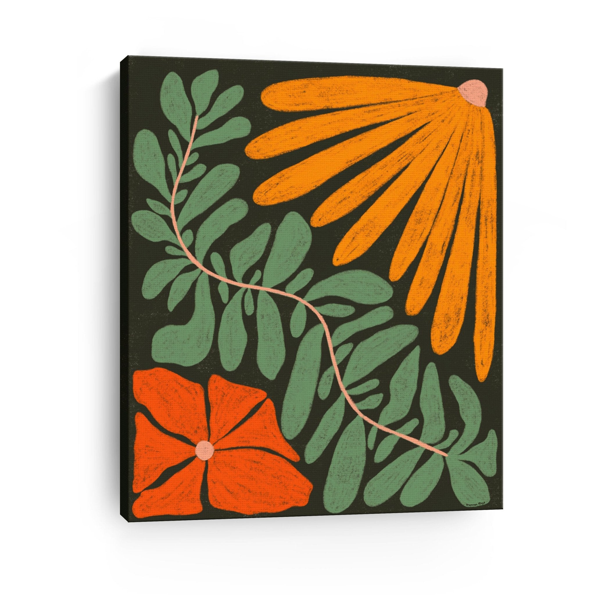 Plant Pattern Canvas Giclee - Canvas Wall Art