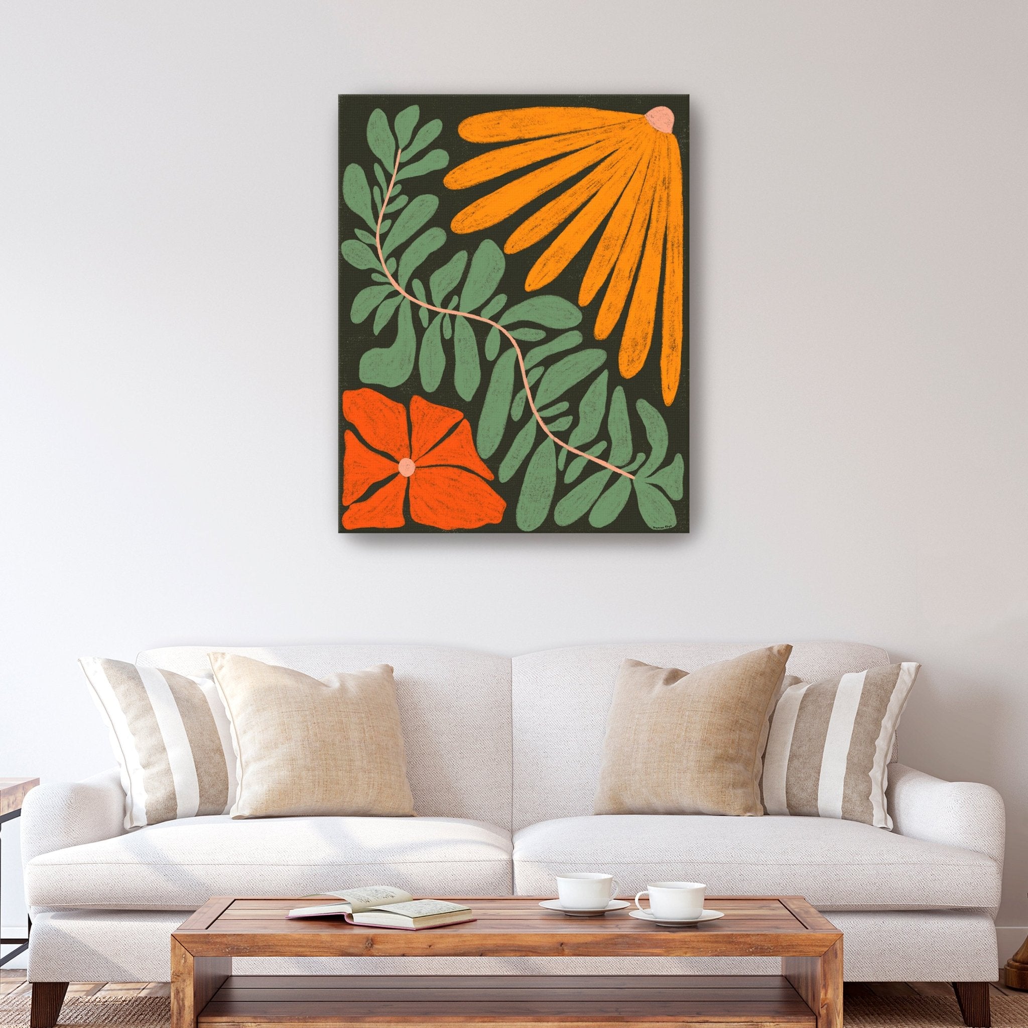 Plant Pattern Canvas Giclee - Canvas Wall Art