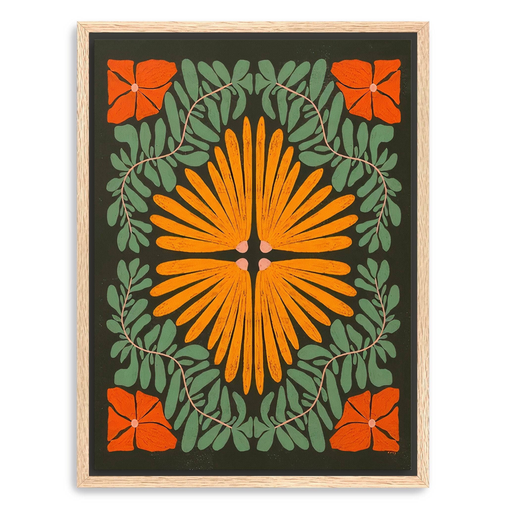 Plant Pattern II Canvas Giclee - Canvas Wall Art