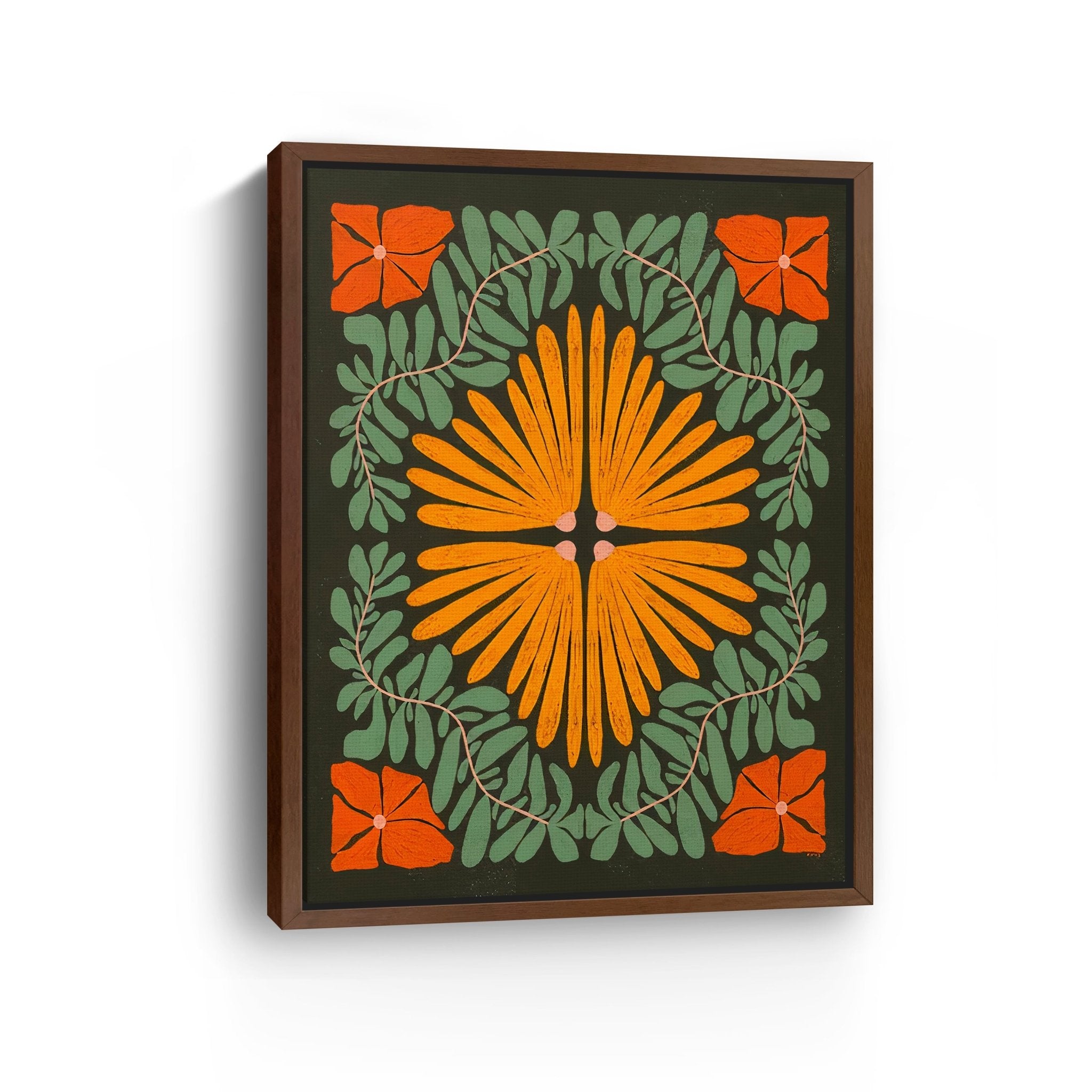 Plant Pattern II Canvas Giclee - Canvas Wall Art