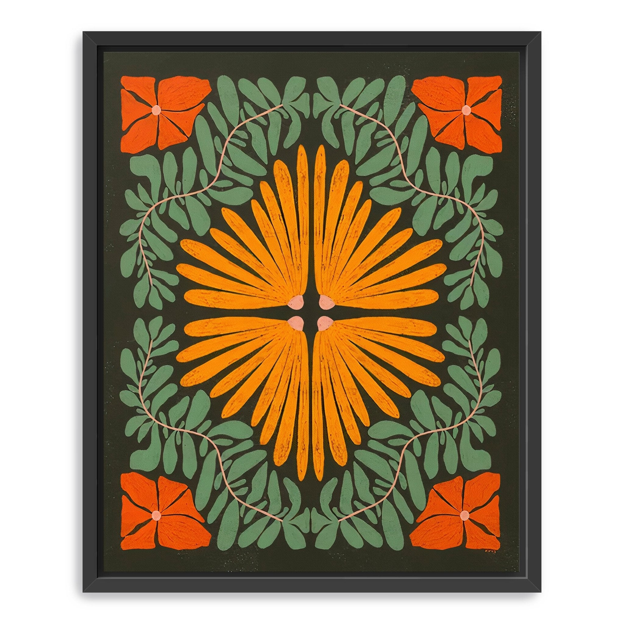 Plant Pattern II Canvas Giclee - Canvas Wall Art