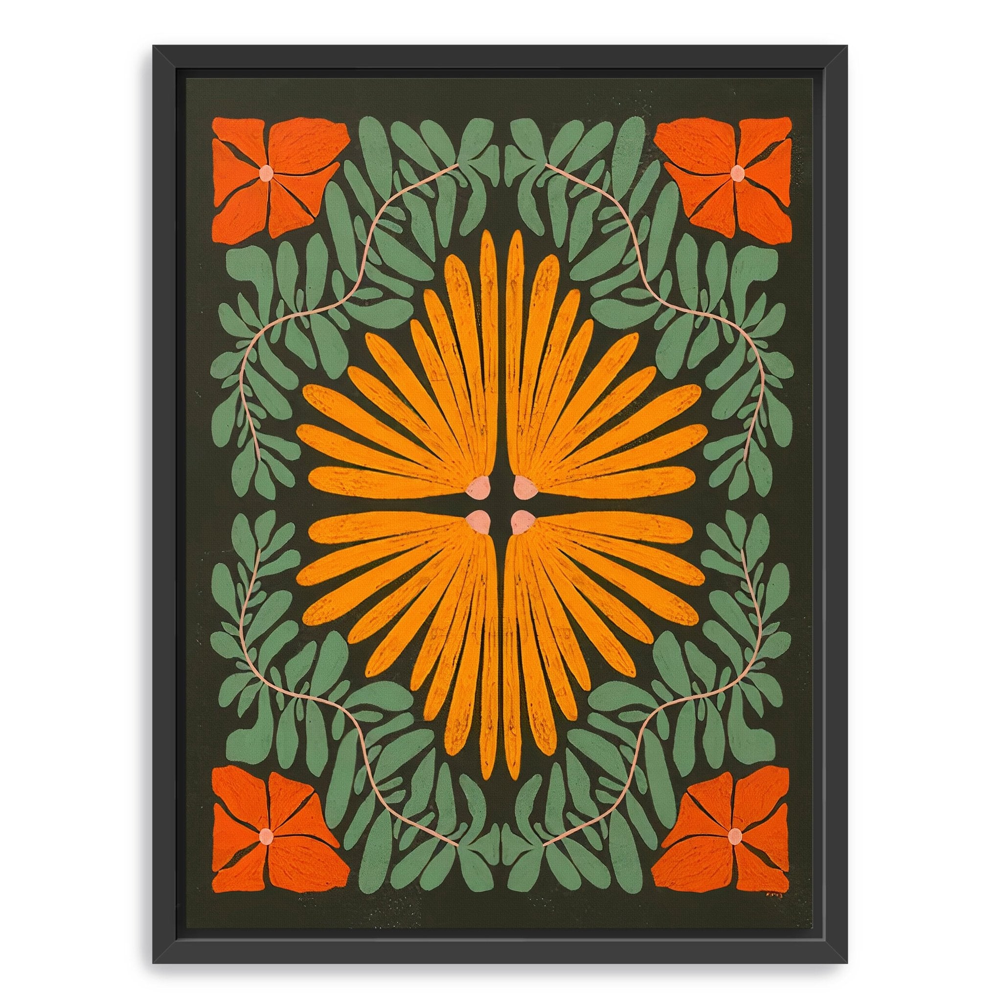Plant Pattern II Canvas Giclee - Canvas Wall Art