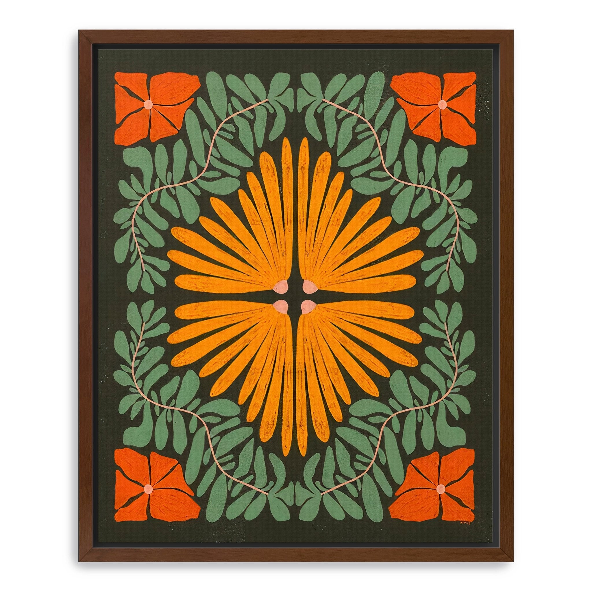 Plant Pattern II Canvas Giclee - Canvas Wall Art