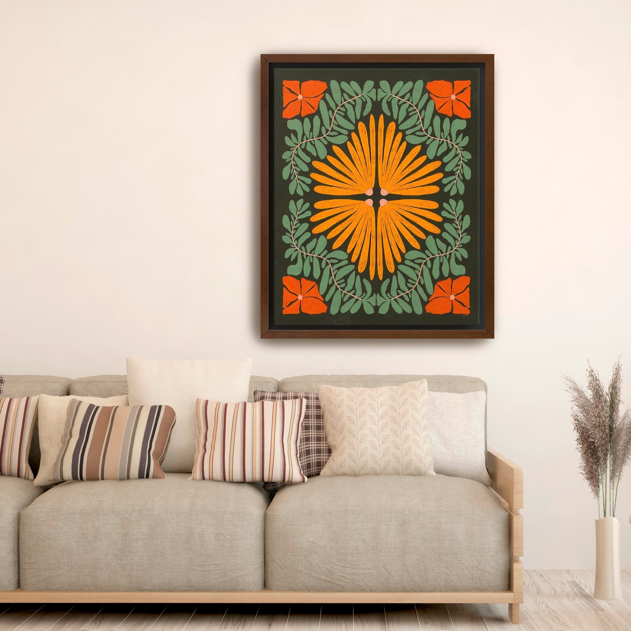 Plant Pattern II Canvas Giclee - Canvas Wall Art