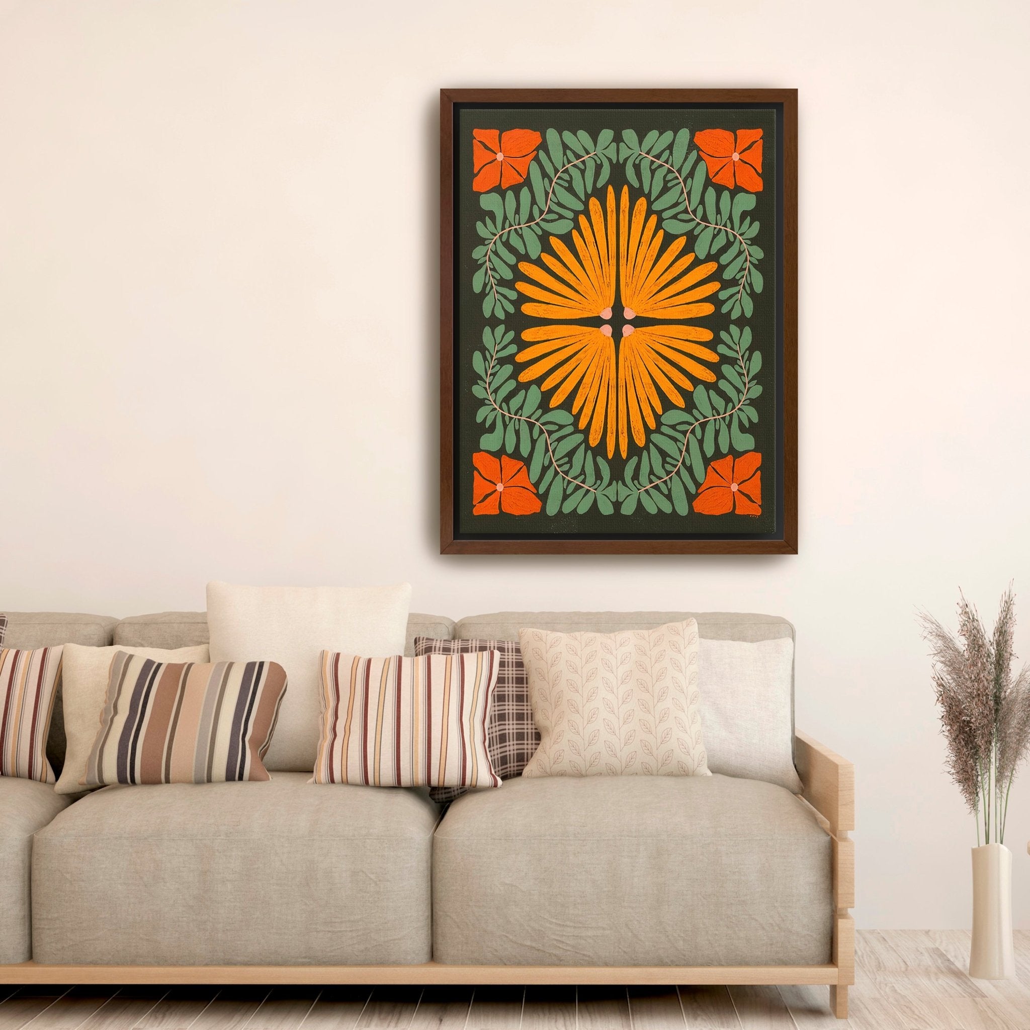Plant Pattern II Canvas Giclee - Canvas Wall Art