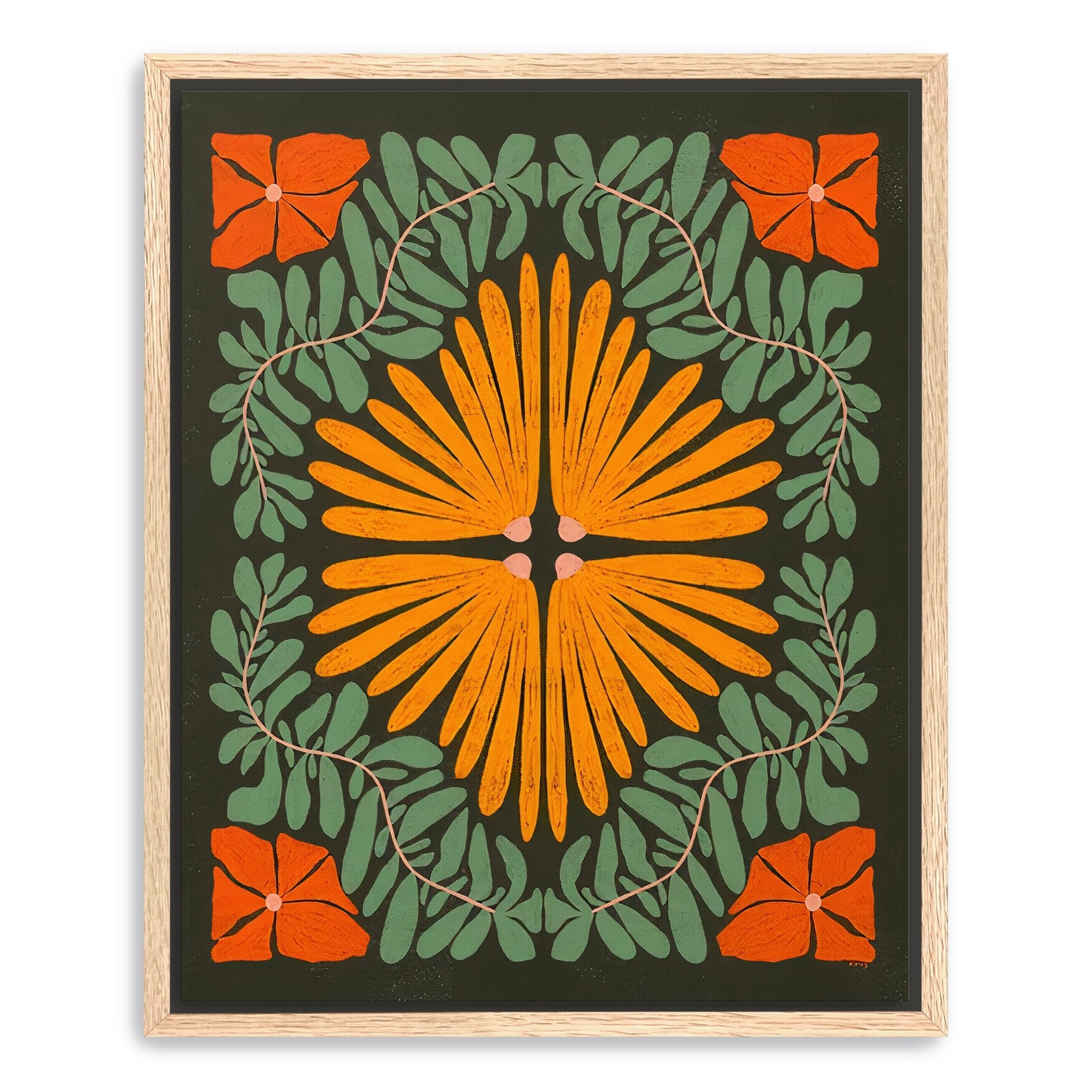 Plant Pattern II Canvas Giclee - Canvas Wall Art