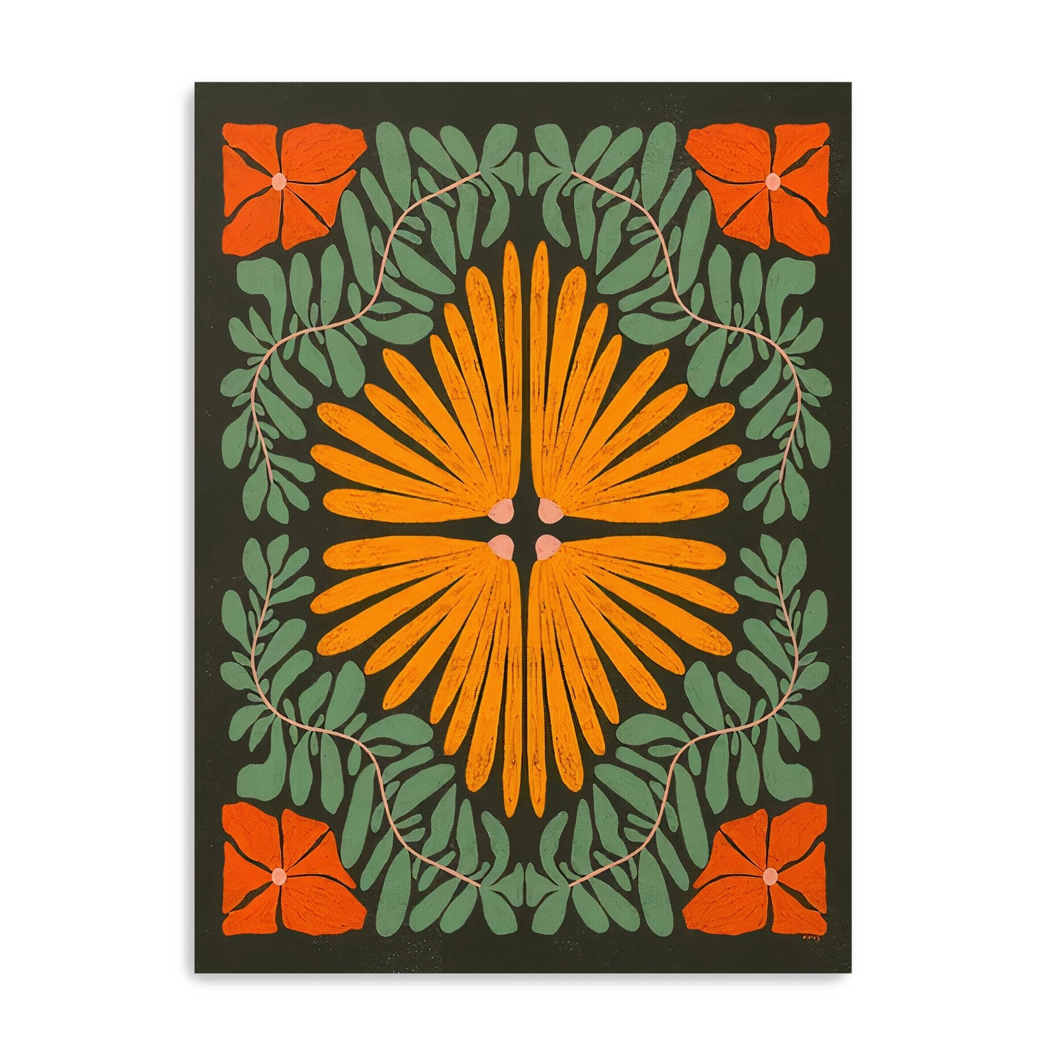 Plant Pattern II Canvas Giclee - Canvas Wall Art