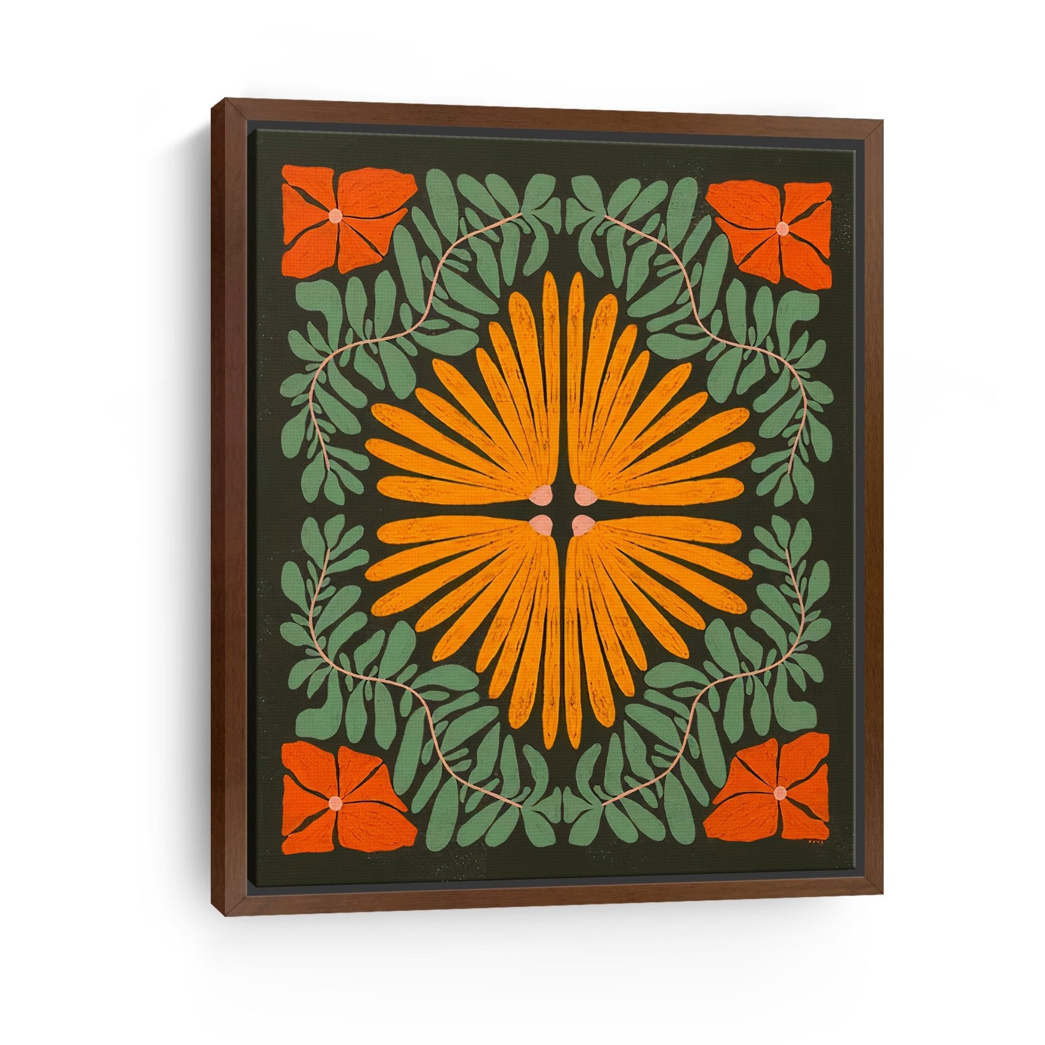 Plant Pattern II Canvas Giclee - Canvas Wall Art