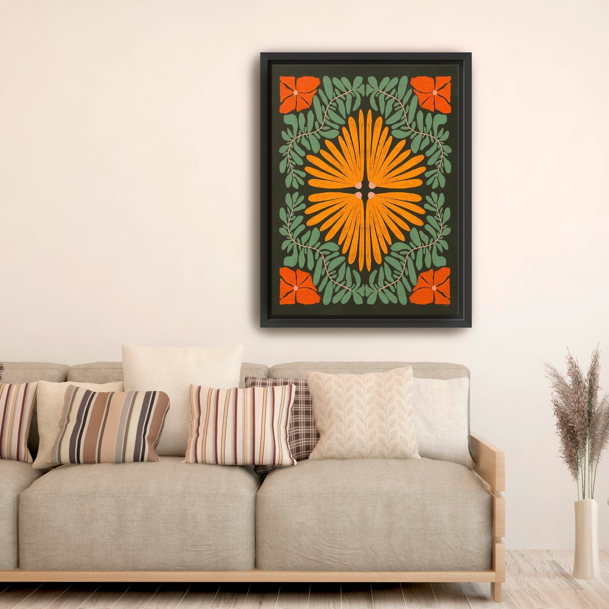 Plant Pattern II Canvas Giclee - Canvas Wall Art