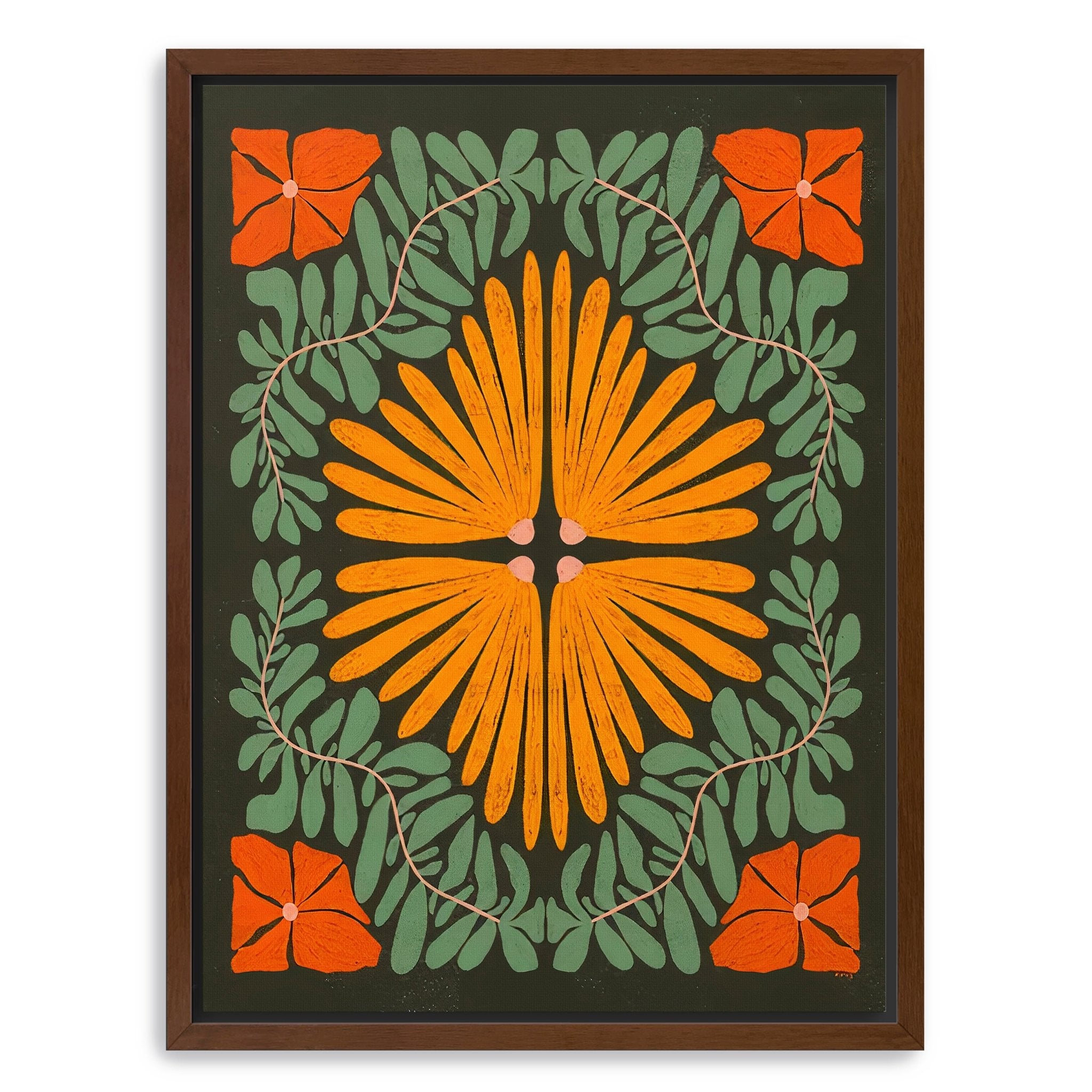 Plant Pattern II Canvas Giclee - Canvas Wall Art