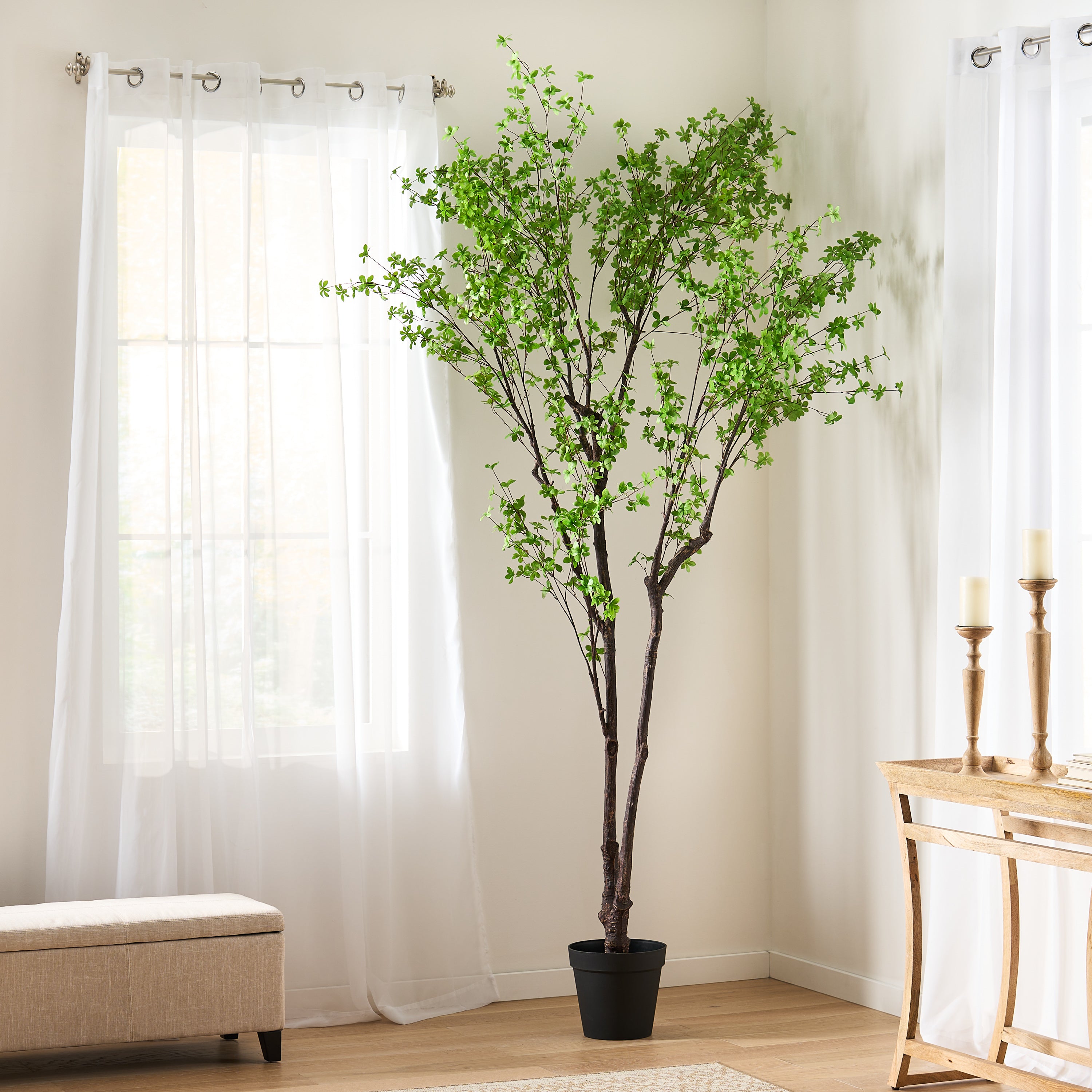 Disc Leaf Faux Tree