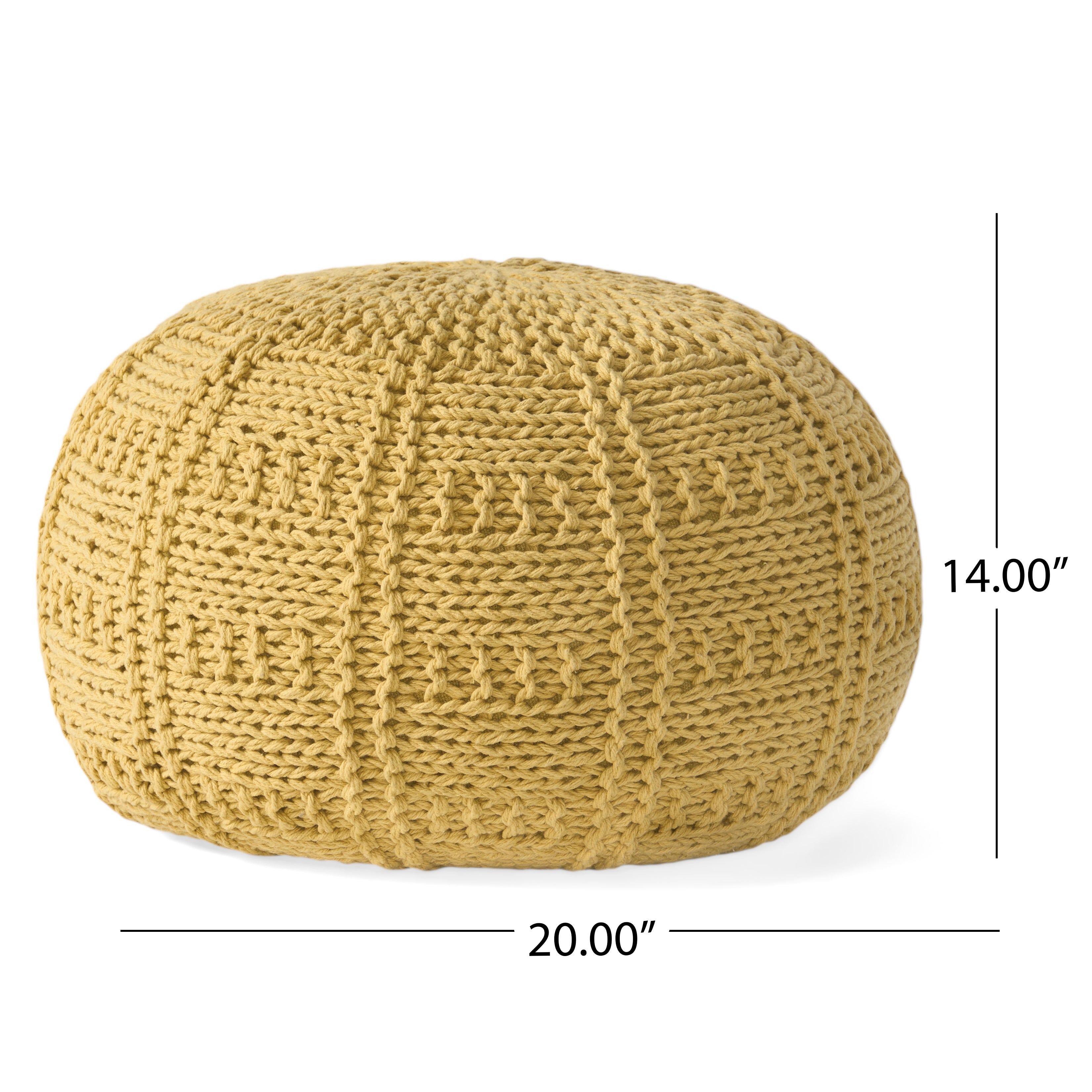 Yuny Knitted Pouf