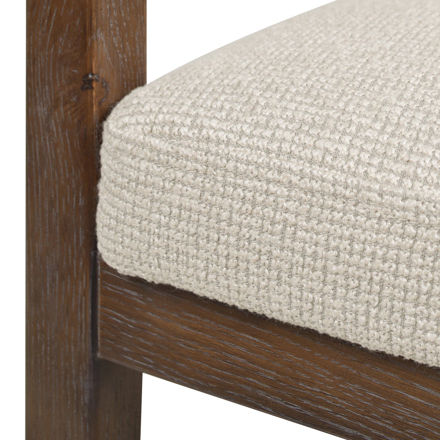 Pyrla 26" Upholstered Counter Stool with Curved Cane Back and Wood Legs - Counter Stools