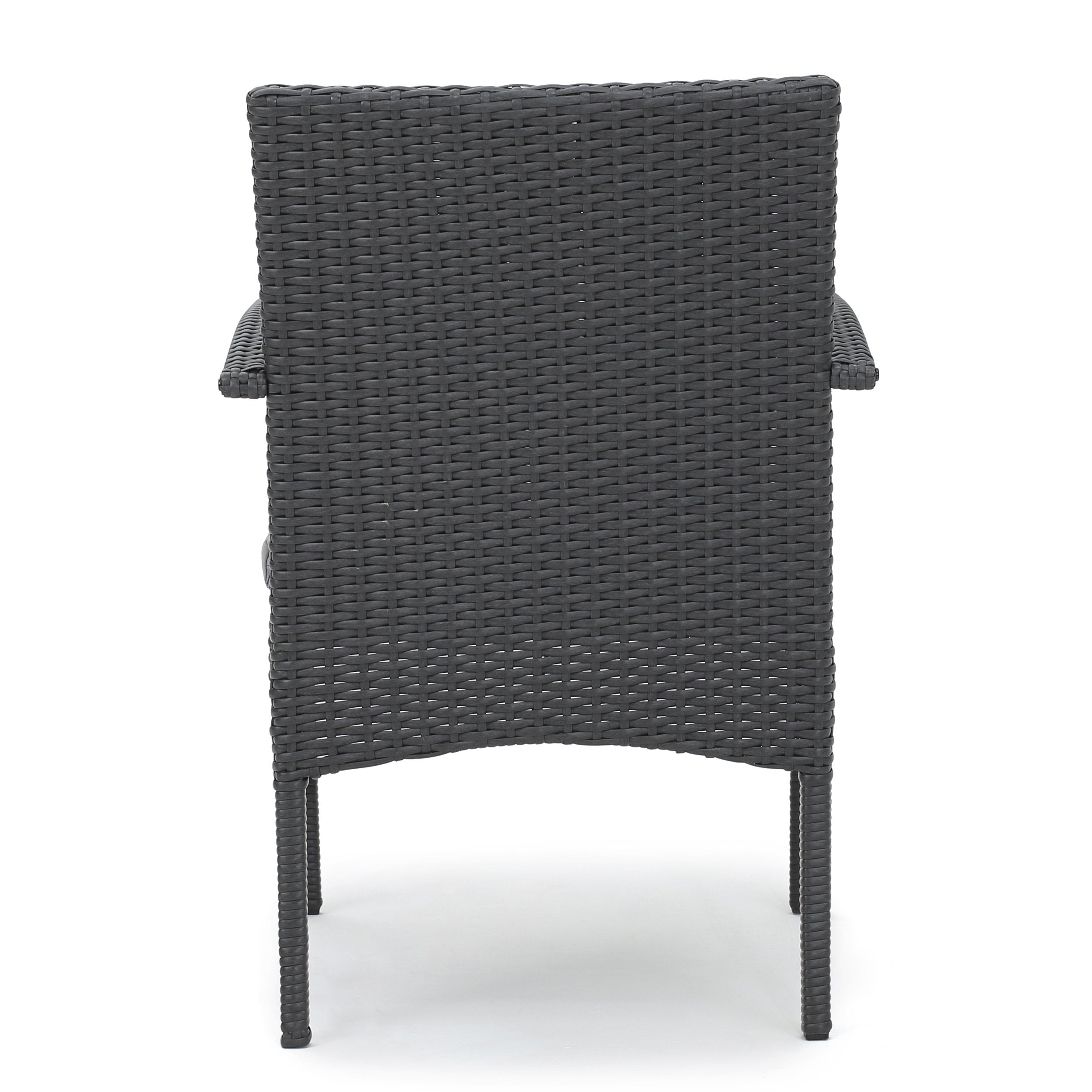 Cordoba Outdoor Wicker Dining Chairs, Set of 2