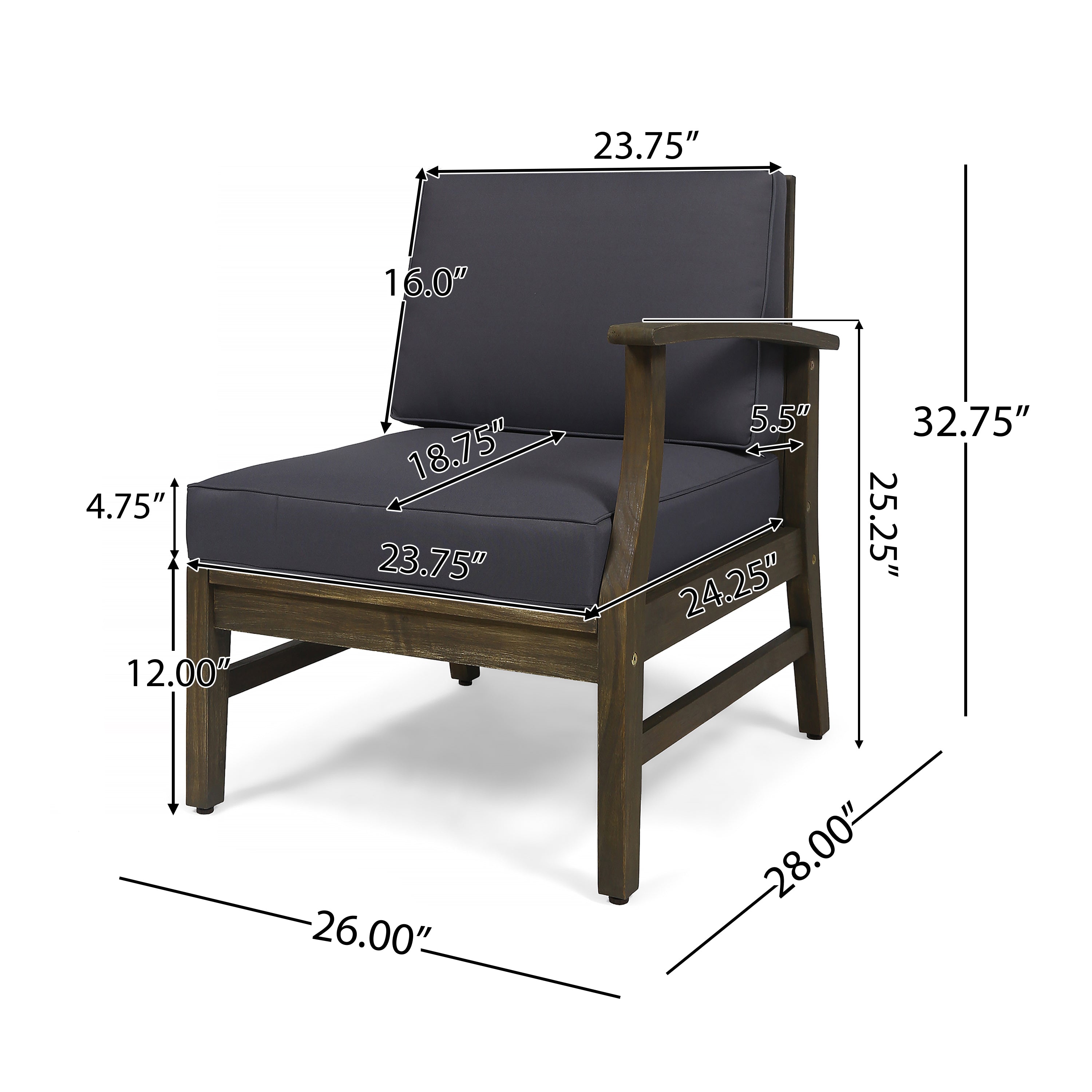 Perla Outdoor 2-Piece Chat Set