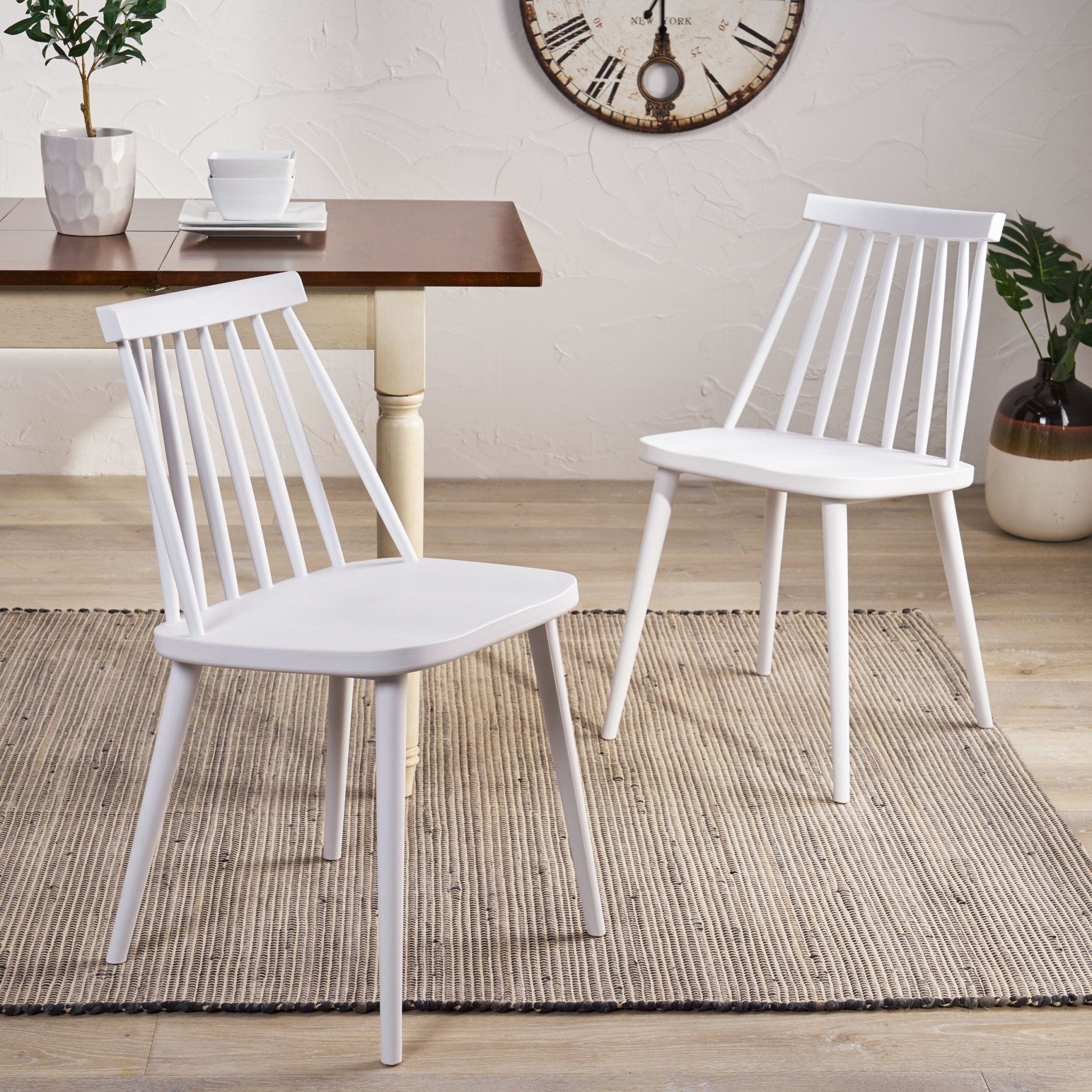 Rain 17" Dining Chair with Spindle Back, Set of 2 - Dining Chairs