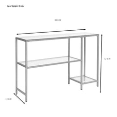 Rayna Console Table with Shelves - Consoles