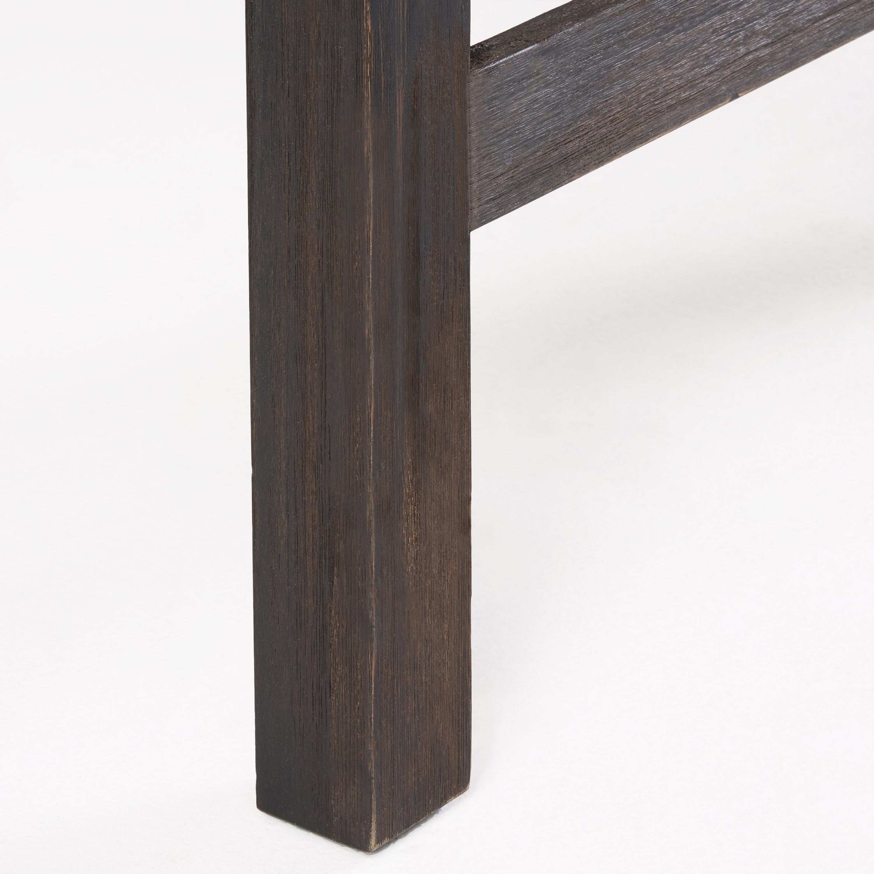Outdoor Weather-Resistant Dining Table with Slat Panel Design