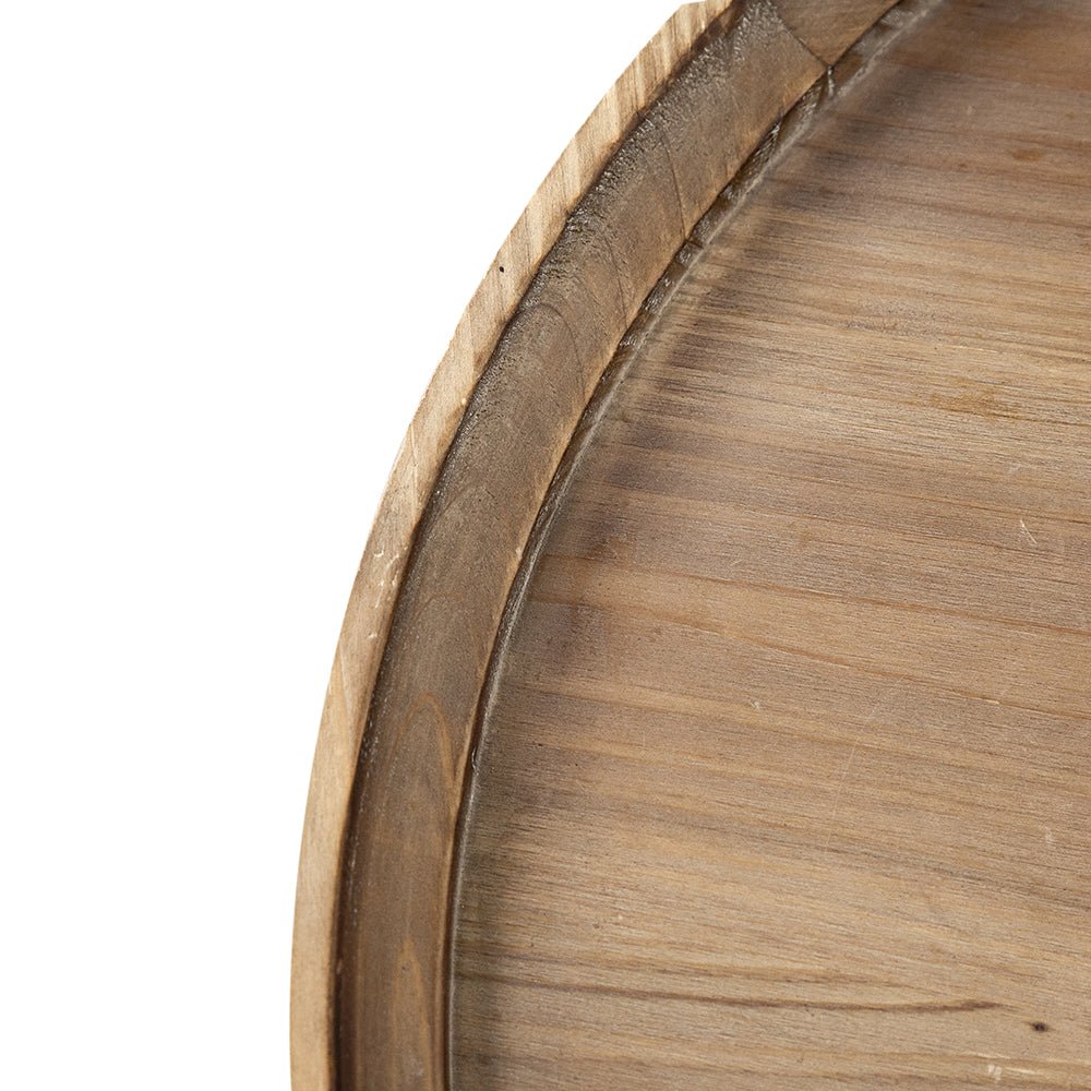 Round 3 - Tiered Side Table with Turned Legs - Side Tables