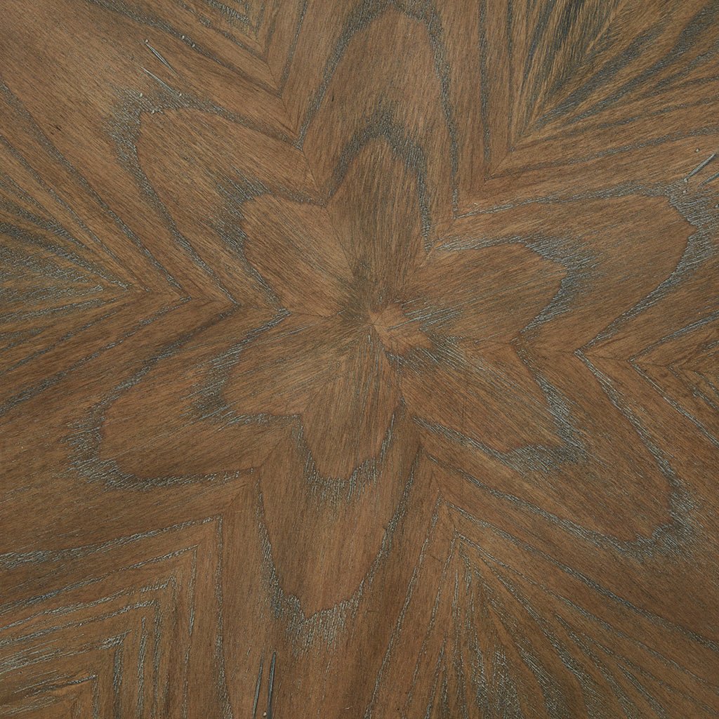 Round Accent Table with Pedestal Wood Base - Side Tables