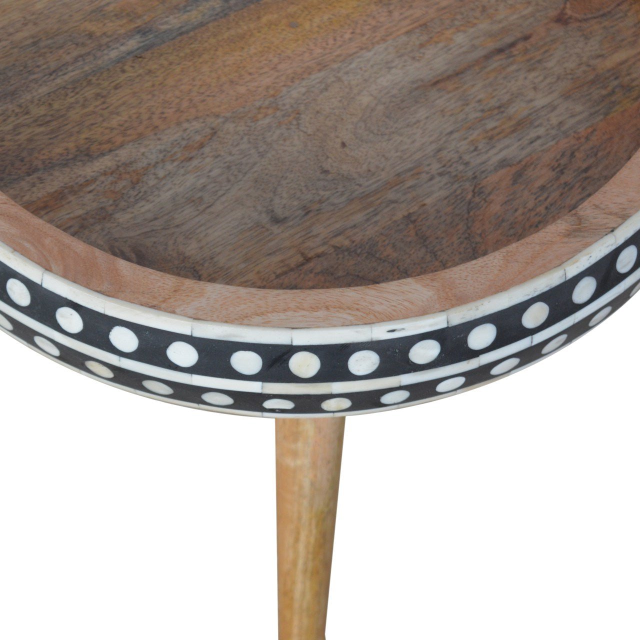 Round End Table with Tripod Base - Side Tables
