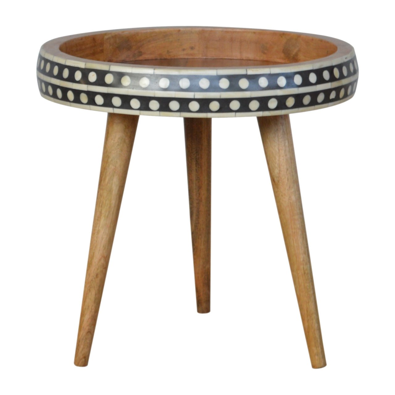 Round End Table with Tripod Base - Side Tables