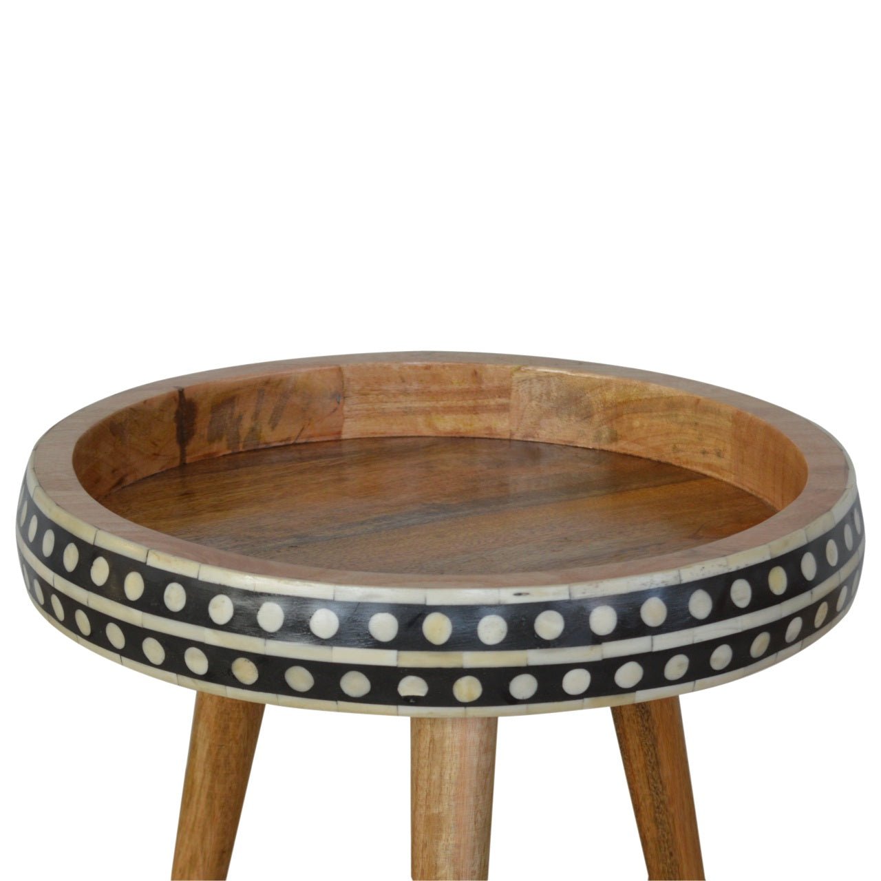 Round End Table with Tripod Base - Side Tables