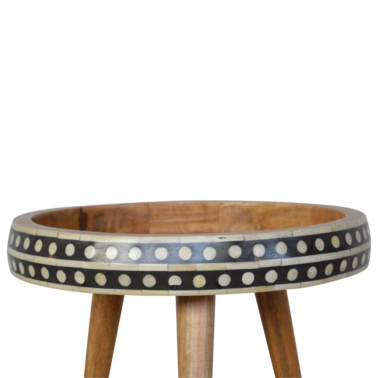 Round End Table with Tripod Base - Side Tables
