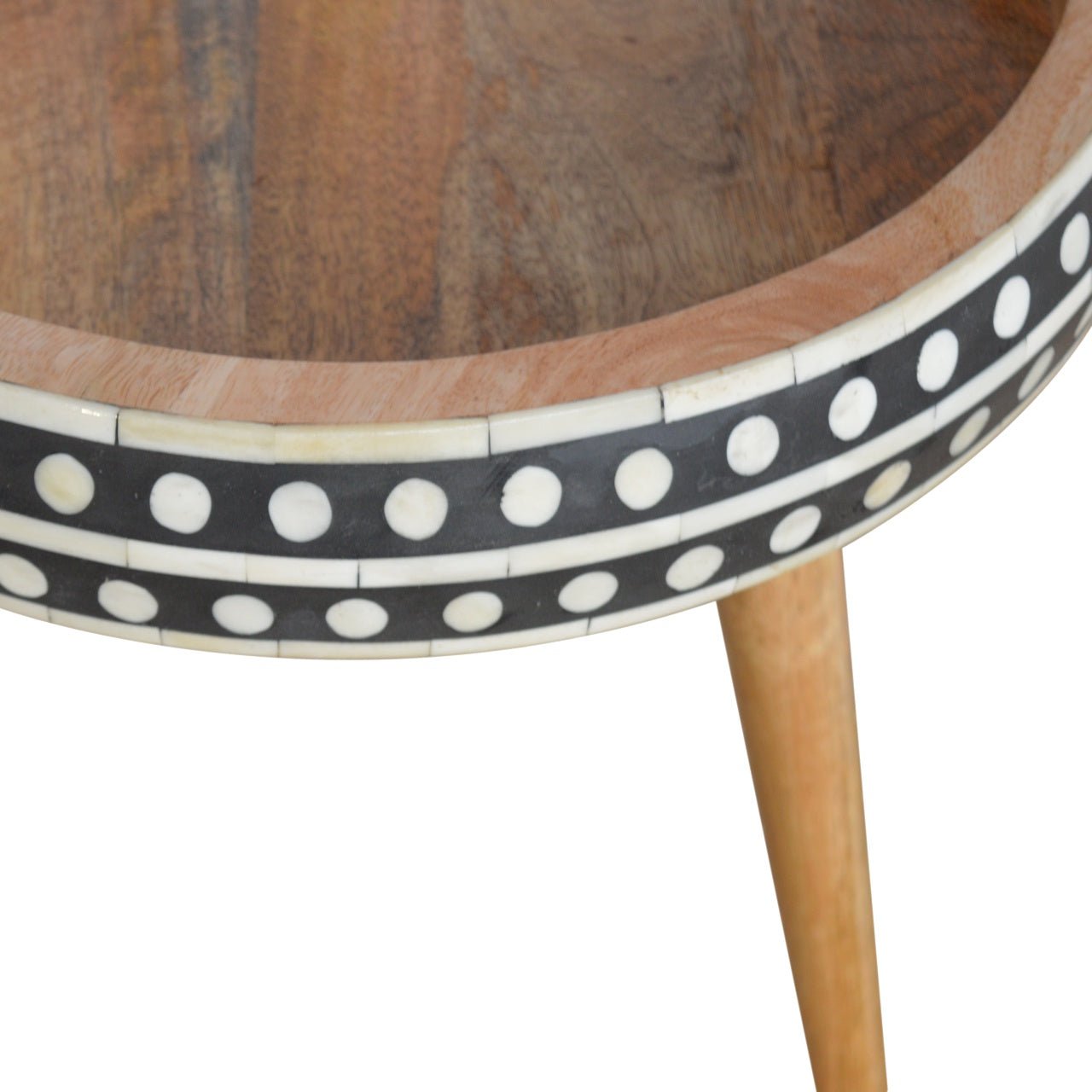 Round End Table with Tripod Base - Side Tables