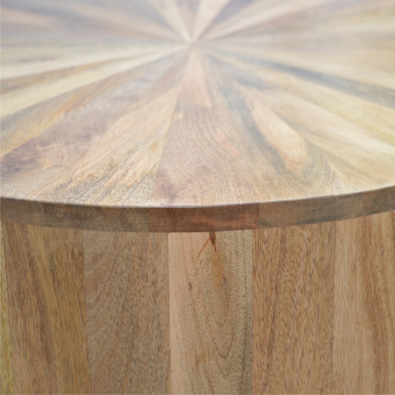 Round Wooden Coffee Table - Coffee Tables